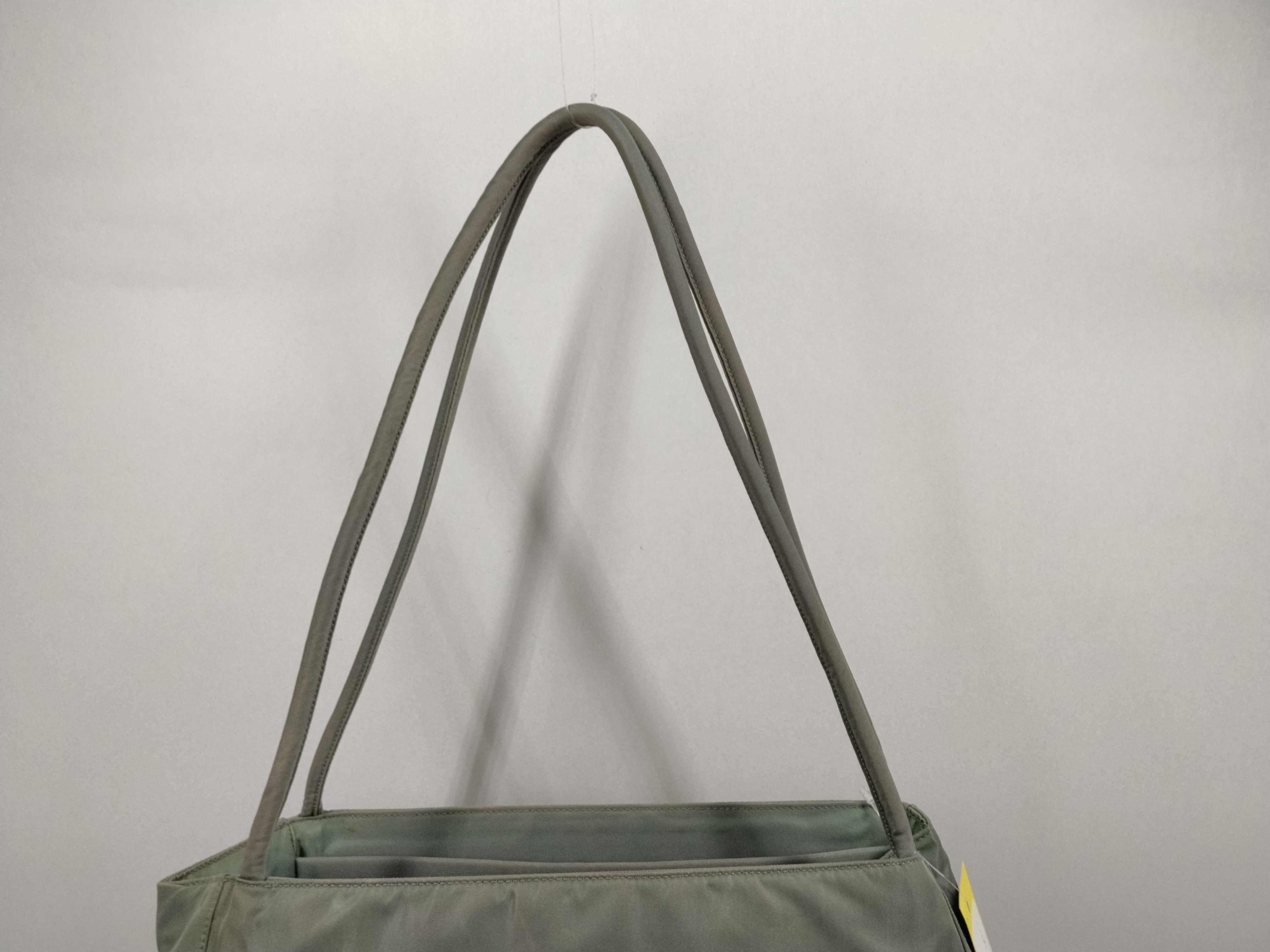 Nylon Tessuto Nylon Triangle Logo Tote Bag — view 4
