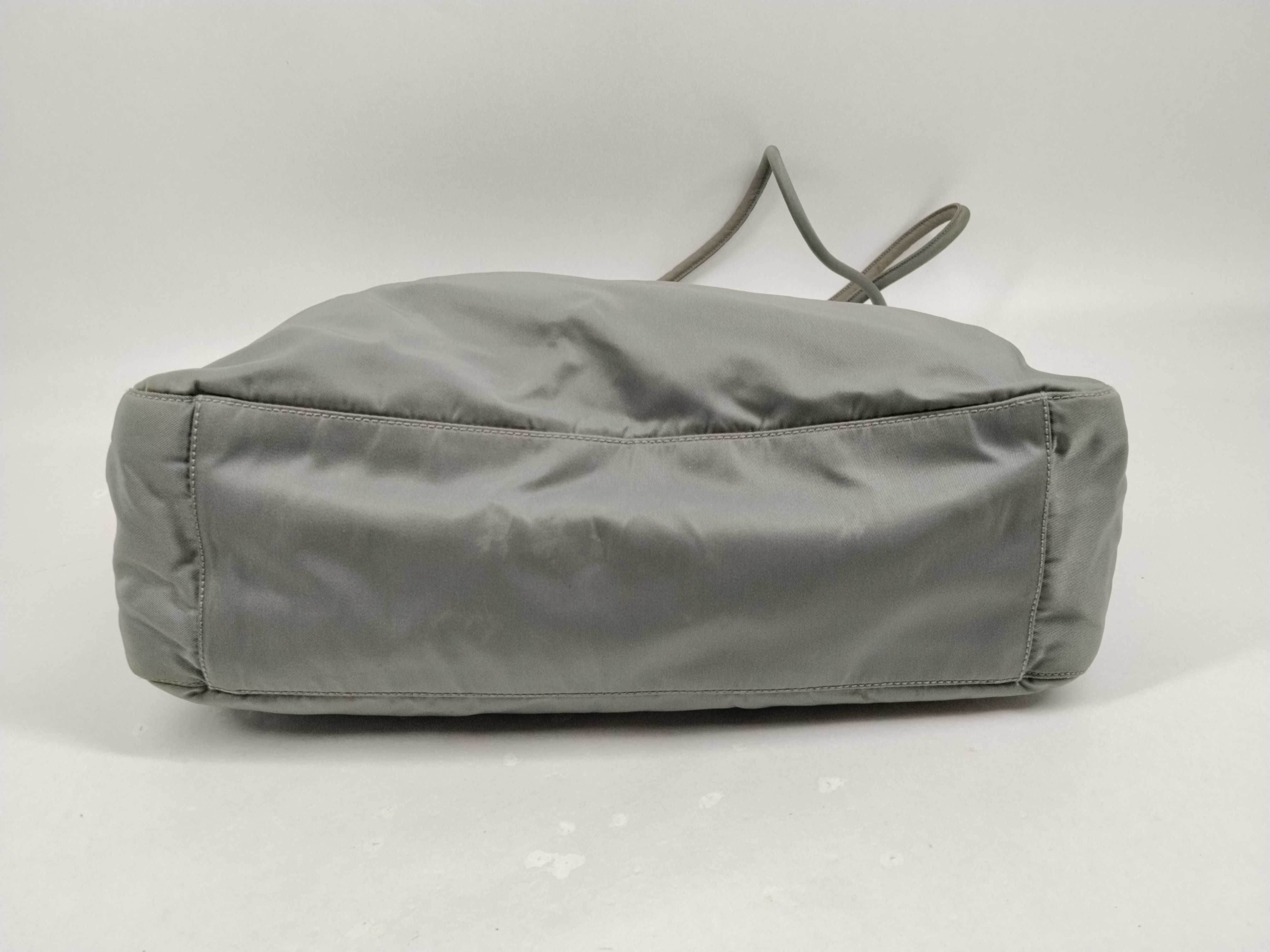 Nylon Tessuto Nylon Triangle Logo Tote Bag — view 7