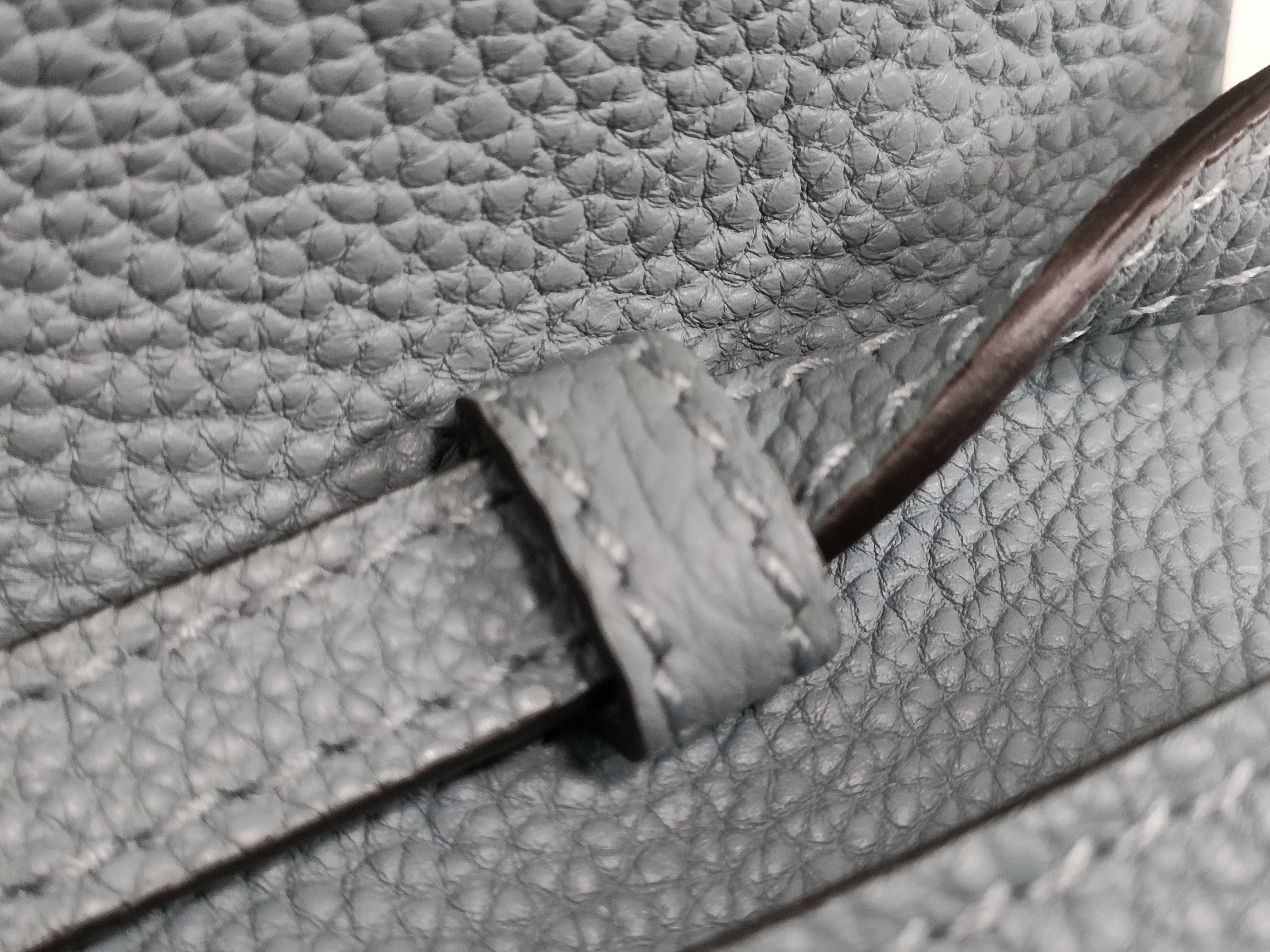 364435・534563 Calfskin New Jackie Blue Shoulder Bag — view 5