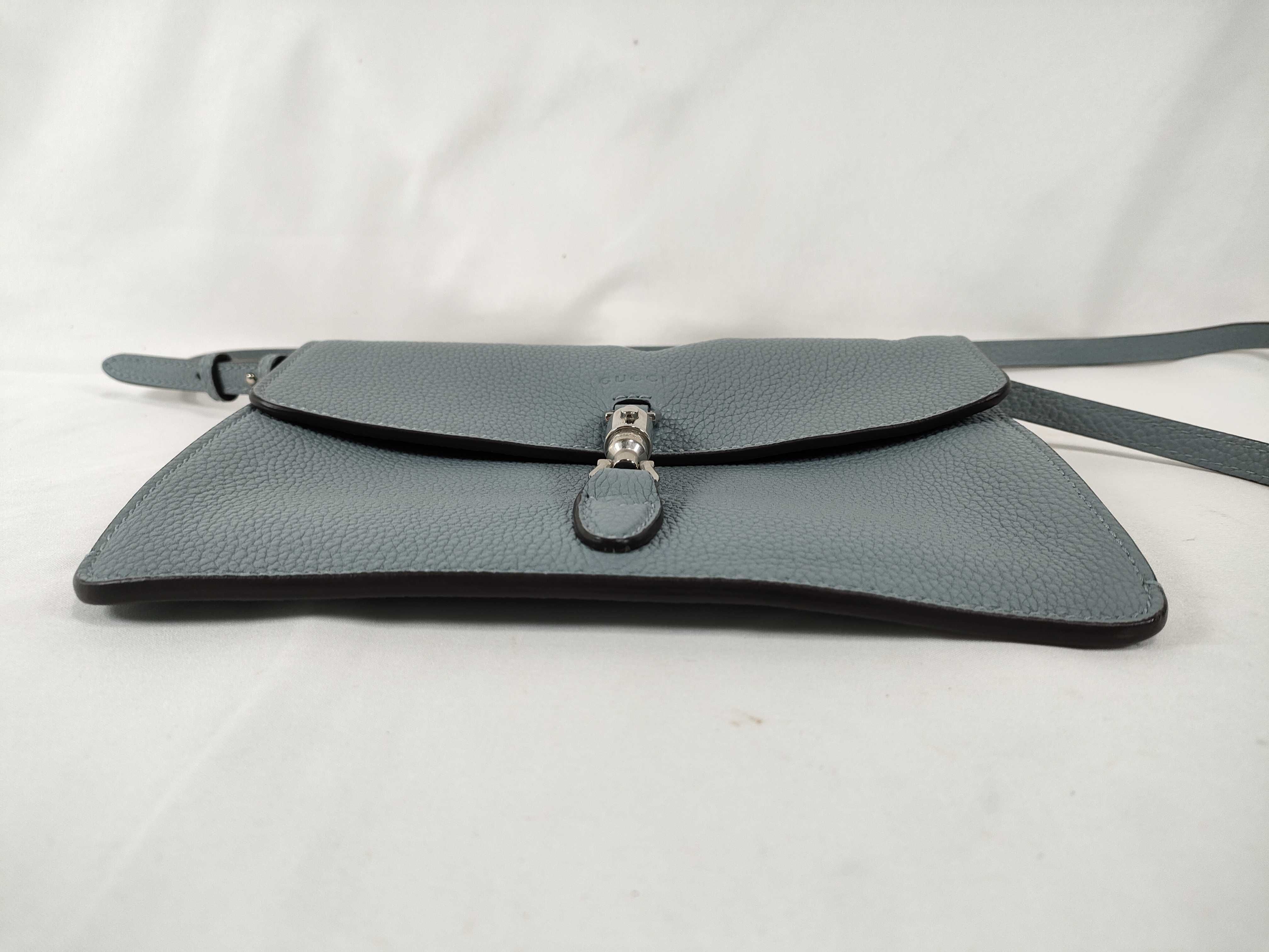 364435・534563 Calfskin New Jackie Blue Shoulder Bag — view 7