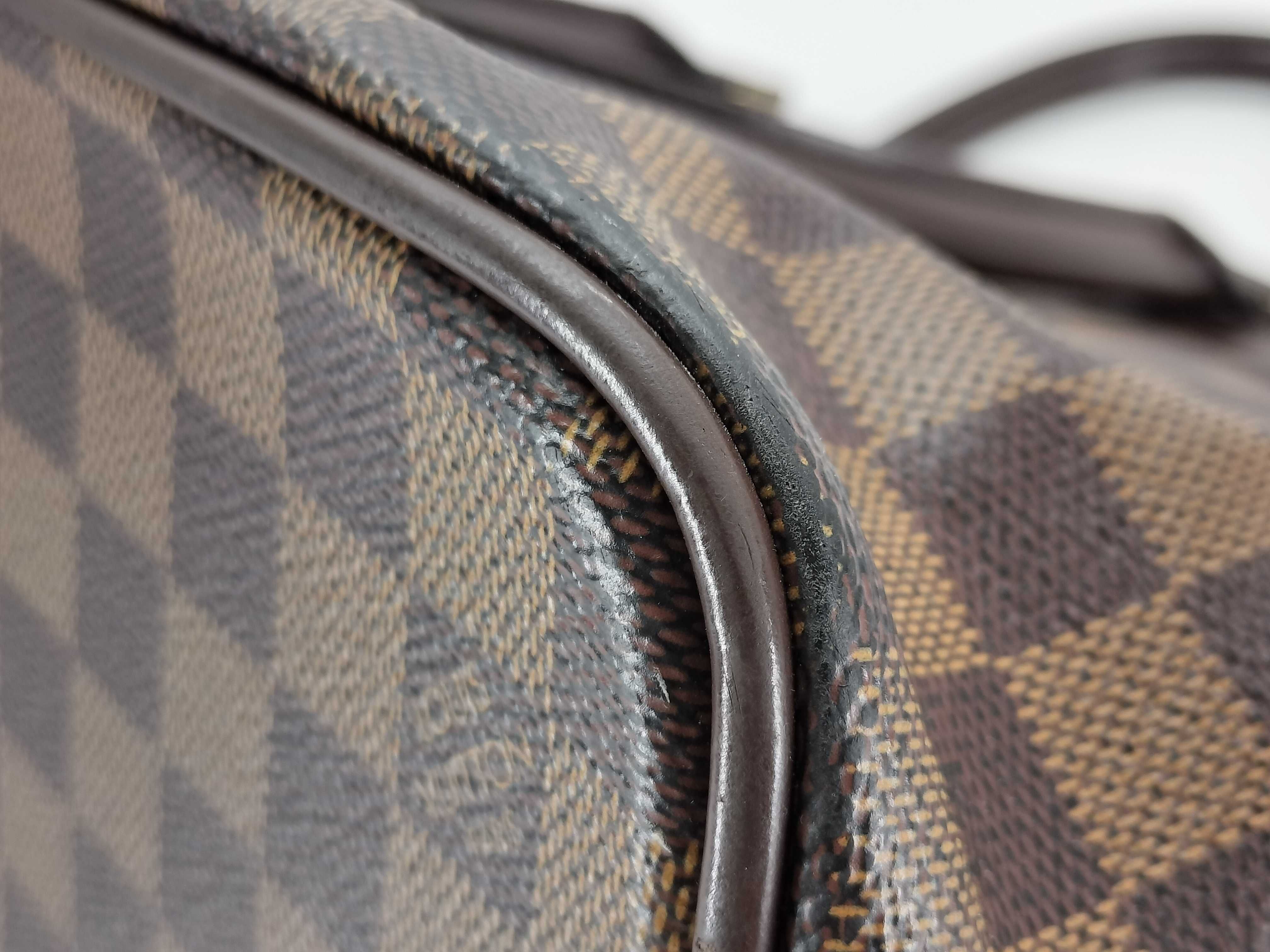 Damier Greenwich PM N41165 AR1004 Brown Tote Bag — view 6