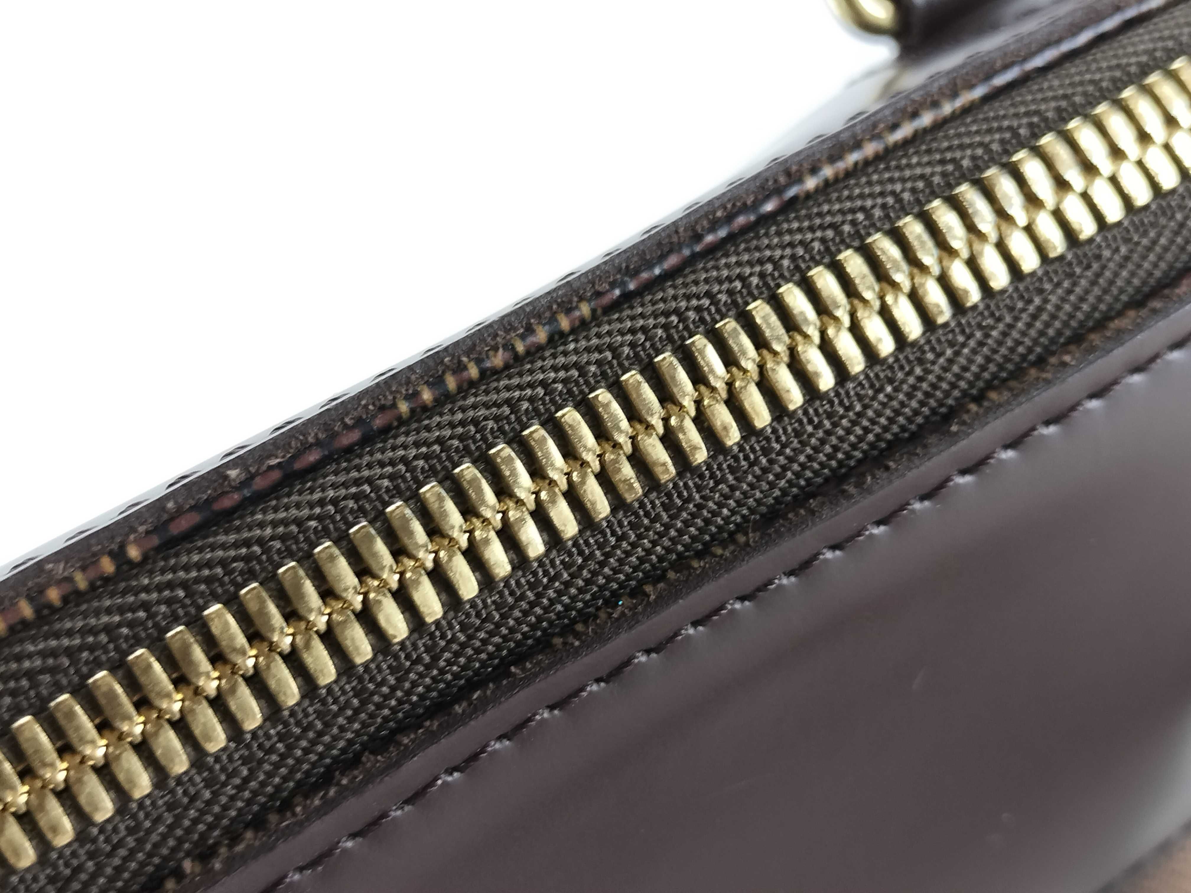 Damier Greenwich PM N41165 AR1004 Brown Tote Bag — view 8