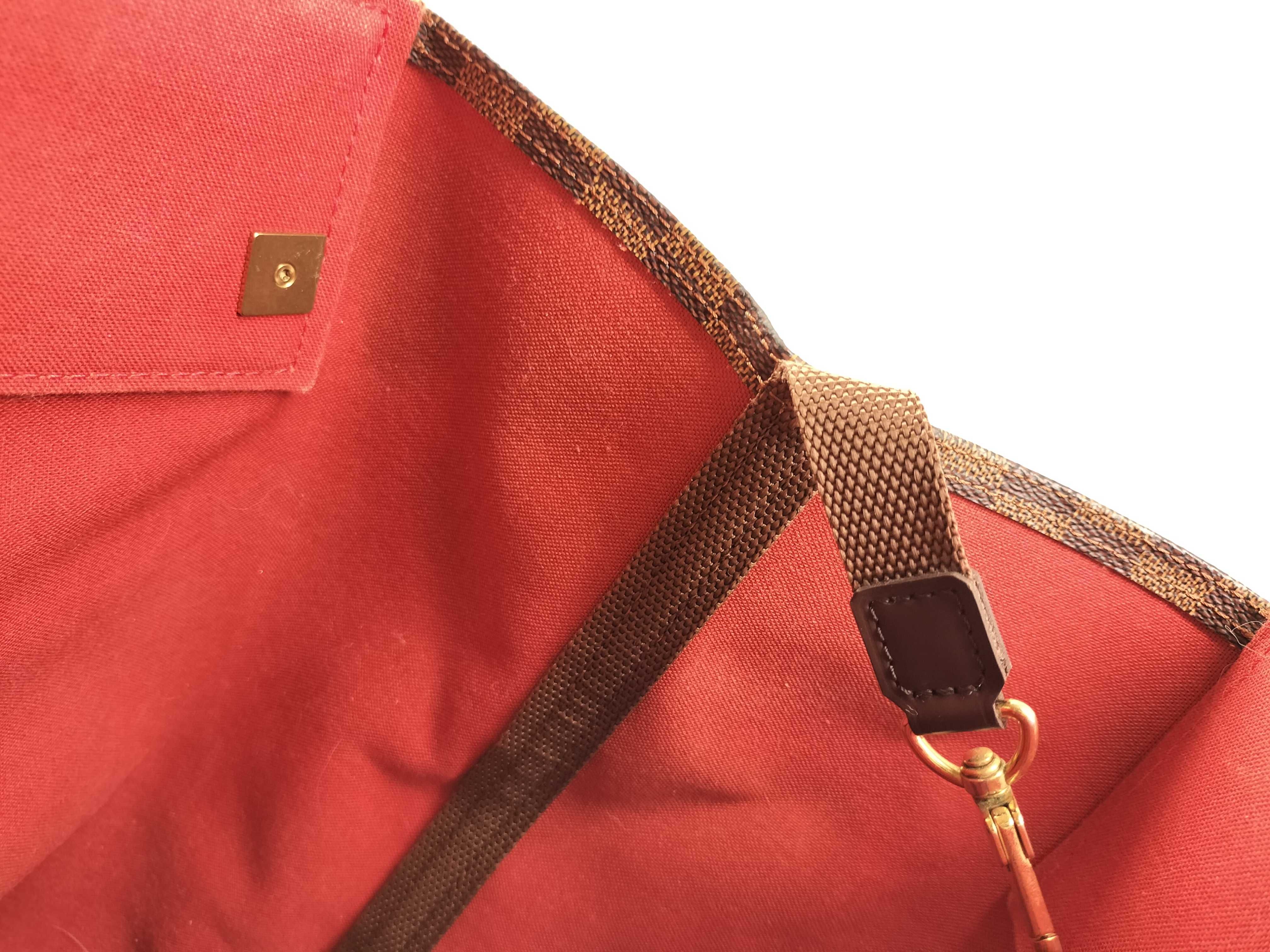 Damier Greenwich PM N41165 AR1004 Brown Tote Bag — view 9
