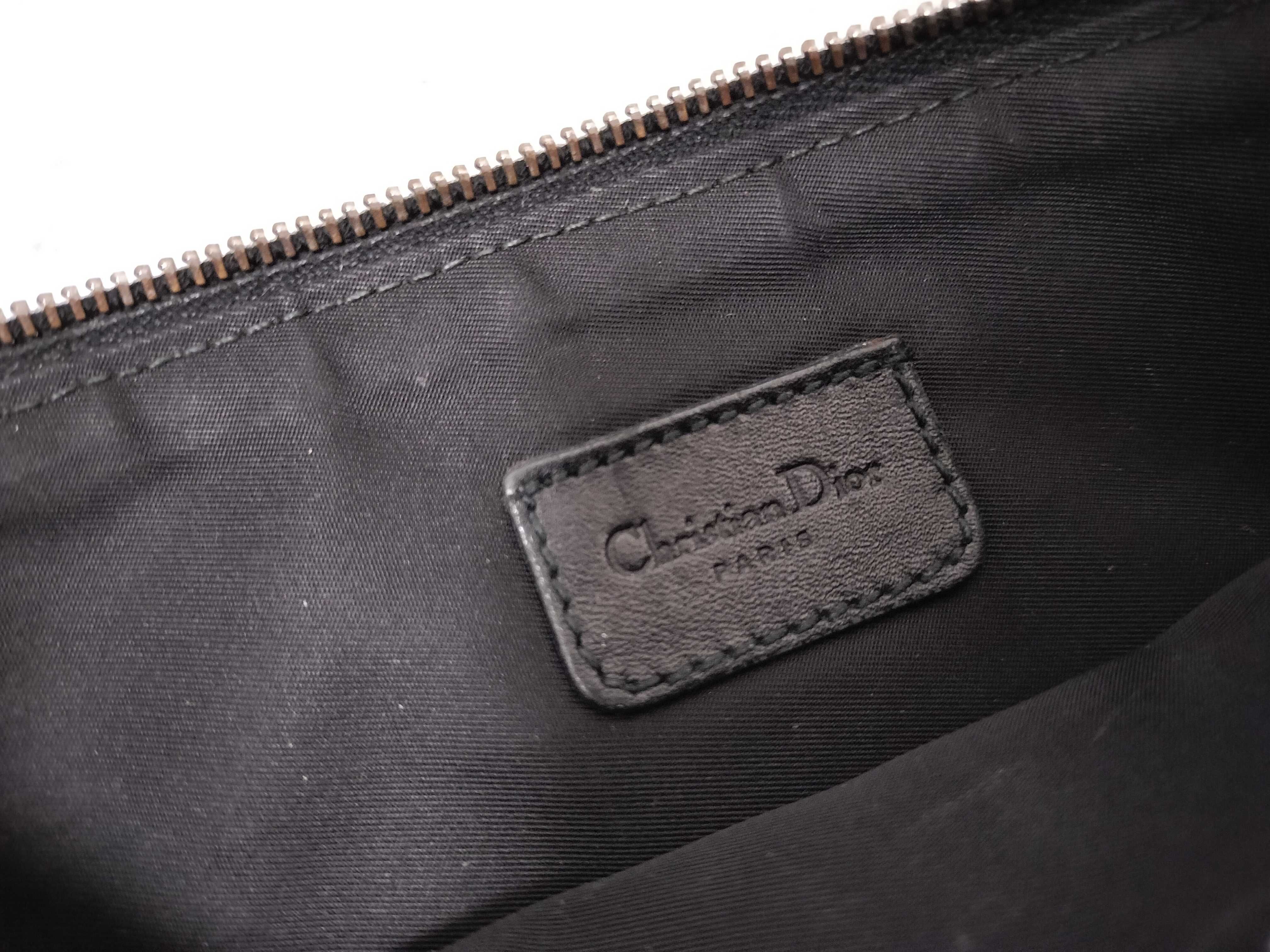 Trotter Christian Dior Saddle Bag Pouch Trotter Oblique Shoulder Bag — view 11