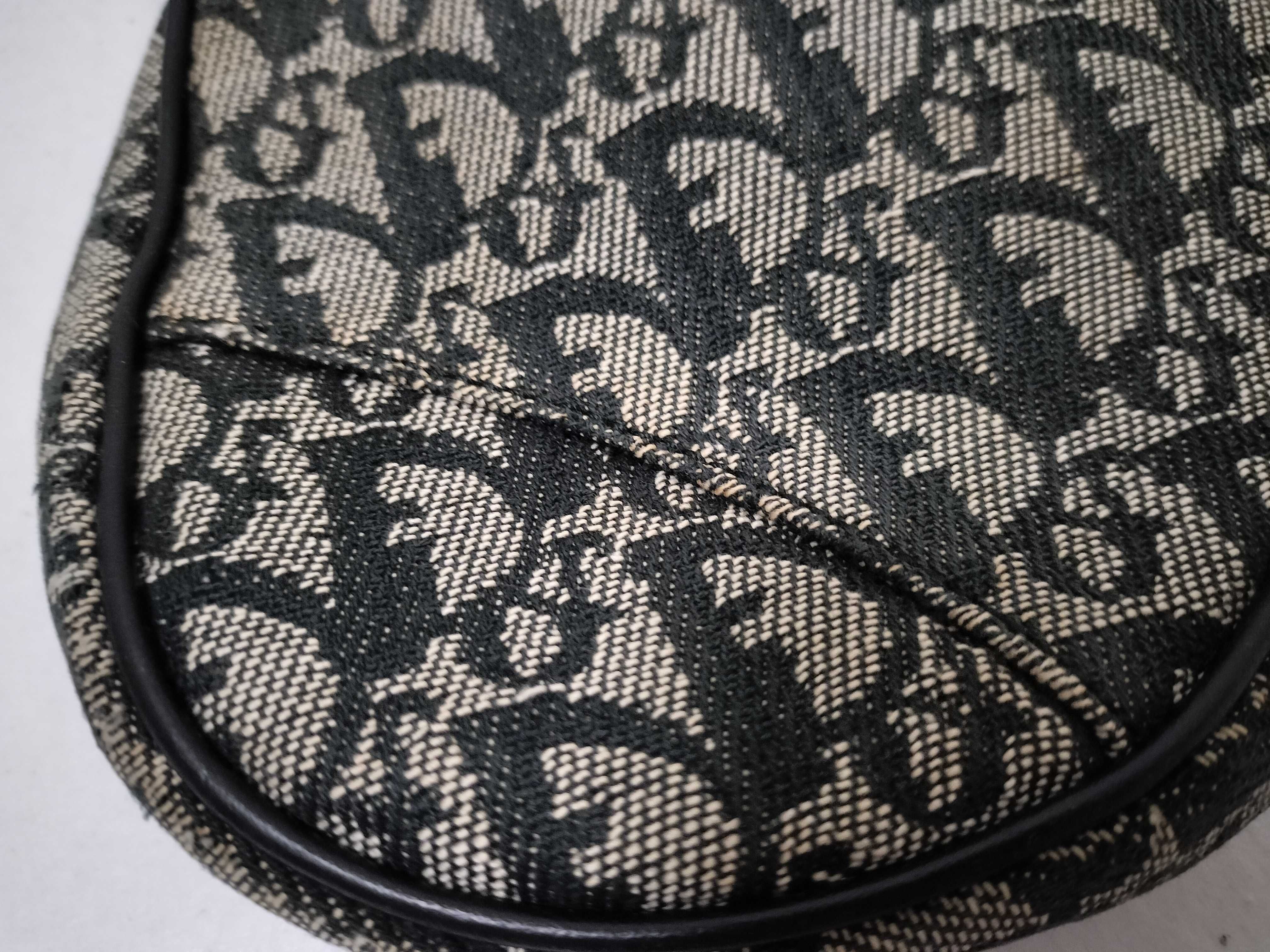 Trotter Christian Dior Saddle Bag Pouch Trotter Oblique Shoulder Bag — view 13