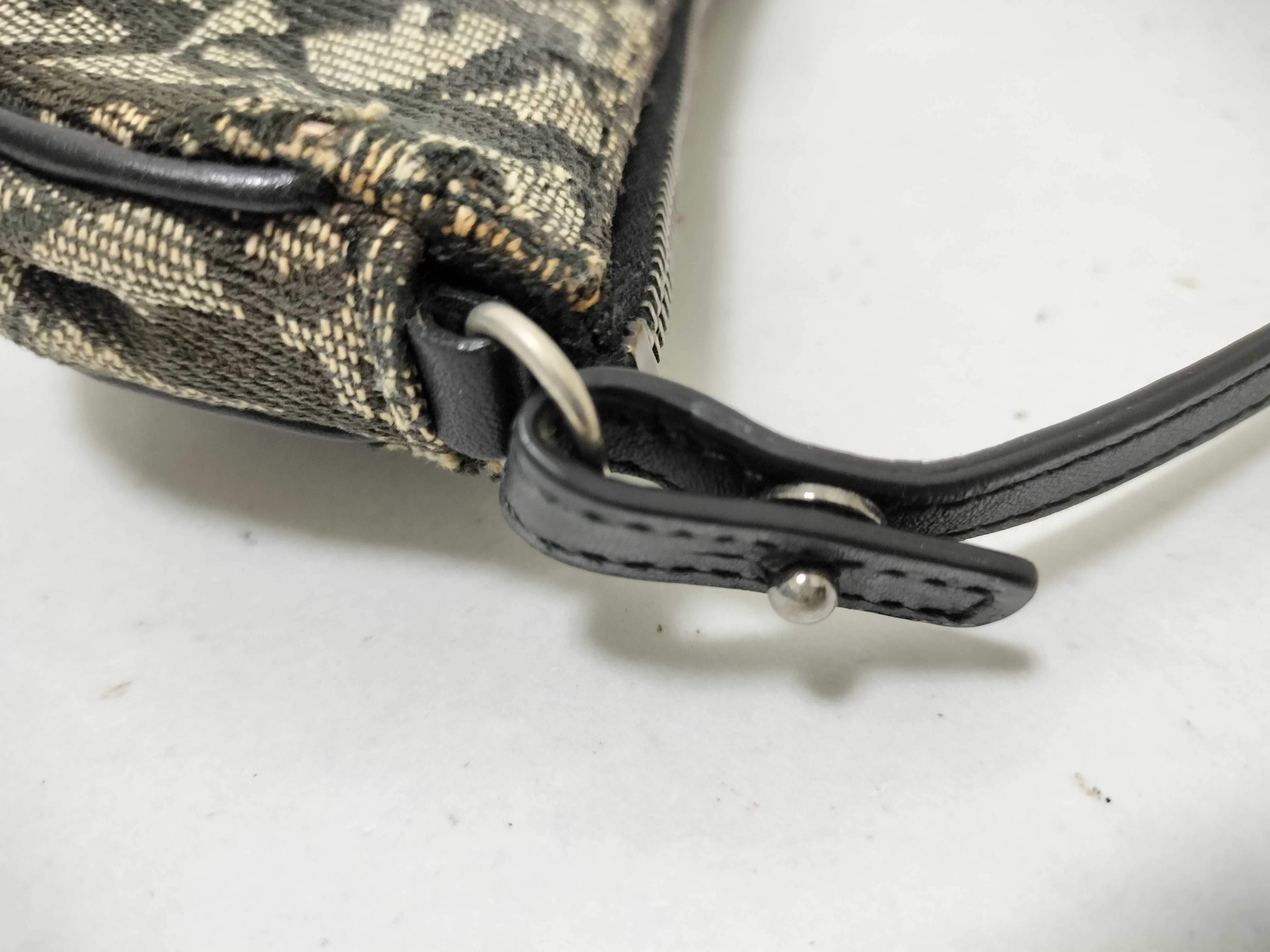 Trotter Christian Dior Saddle Bag Pouch Trotter Oblique Shoulder Bag — view 5