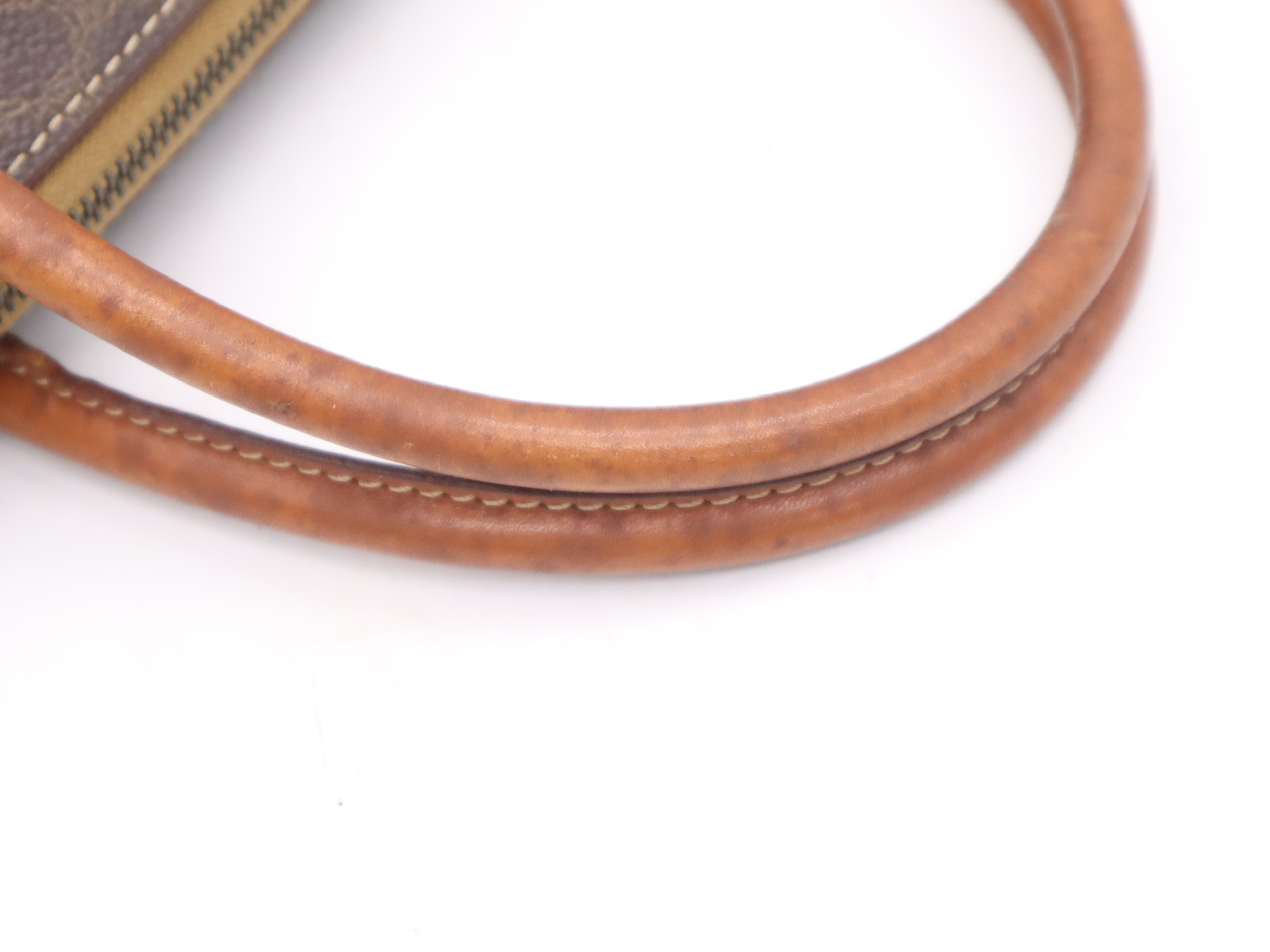 Leather Macadam Pattern Handbag — view 9