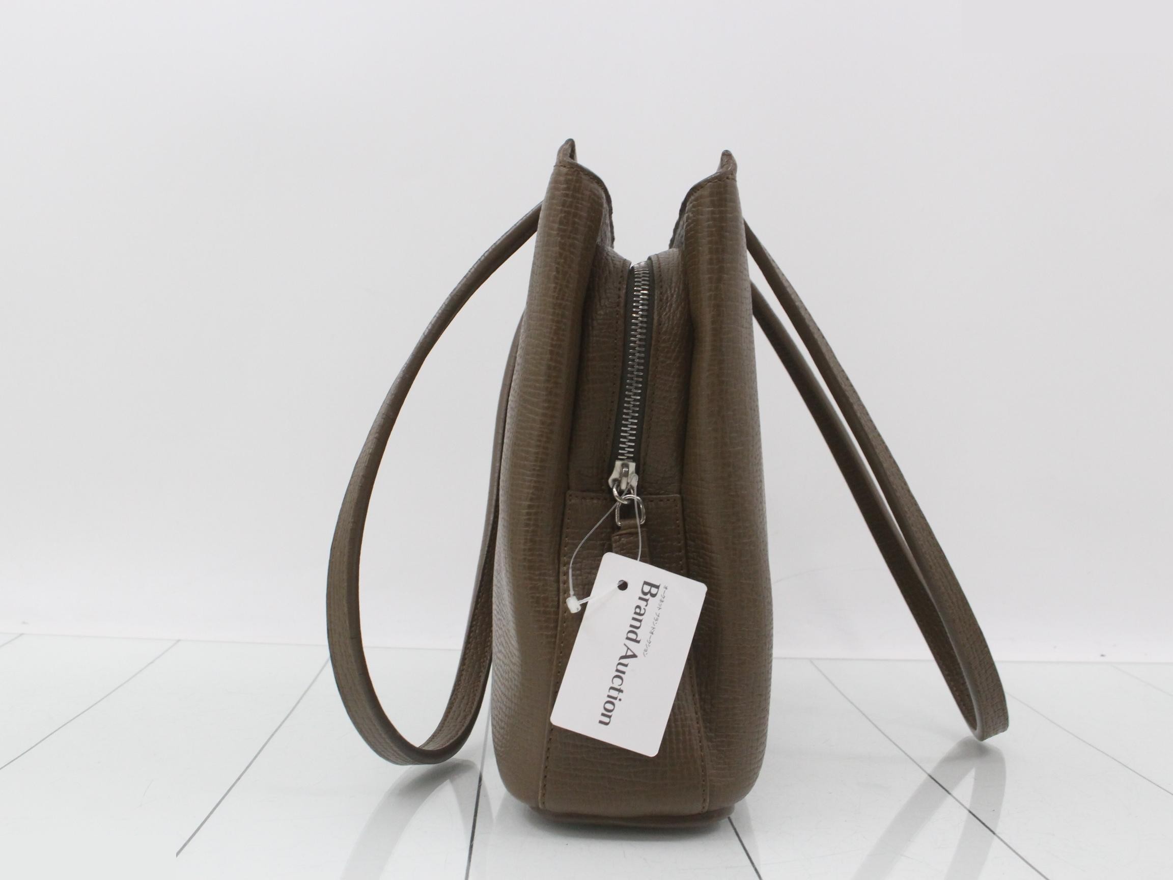 leather tote bag — view 4