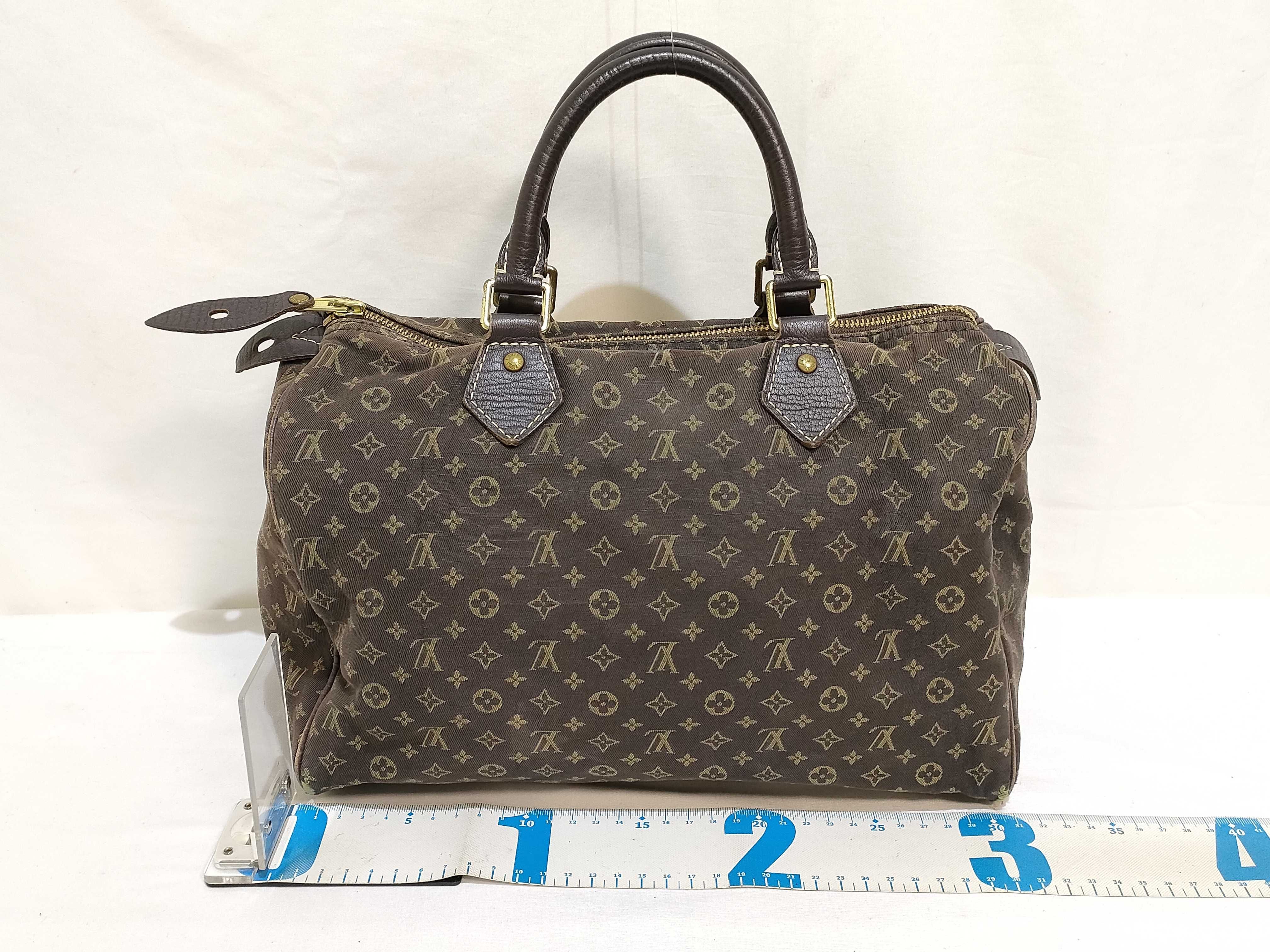 Monogram Mini Lin Louis Vuitton Monogram Mini Lin Idylle Speedy 30 Handbag Mini Boston Handbag — view 2