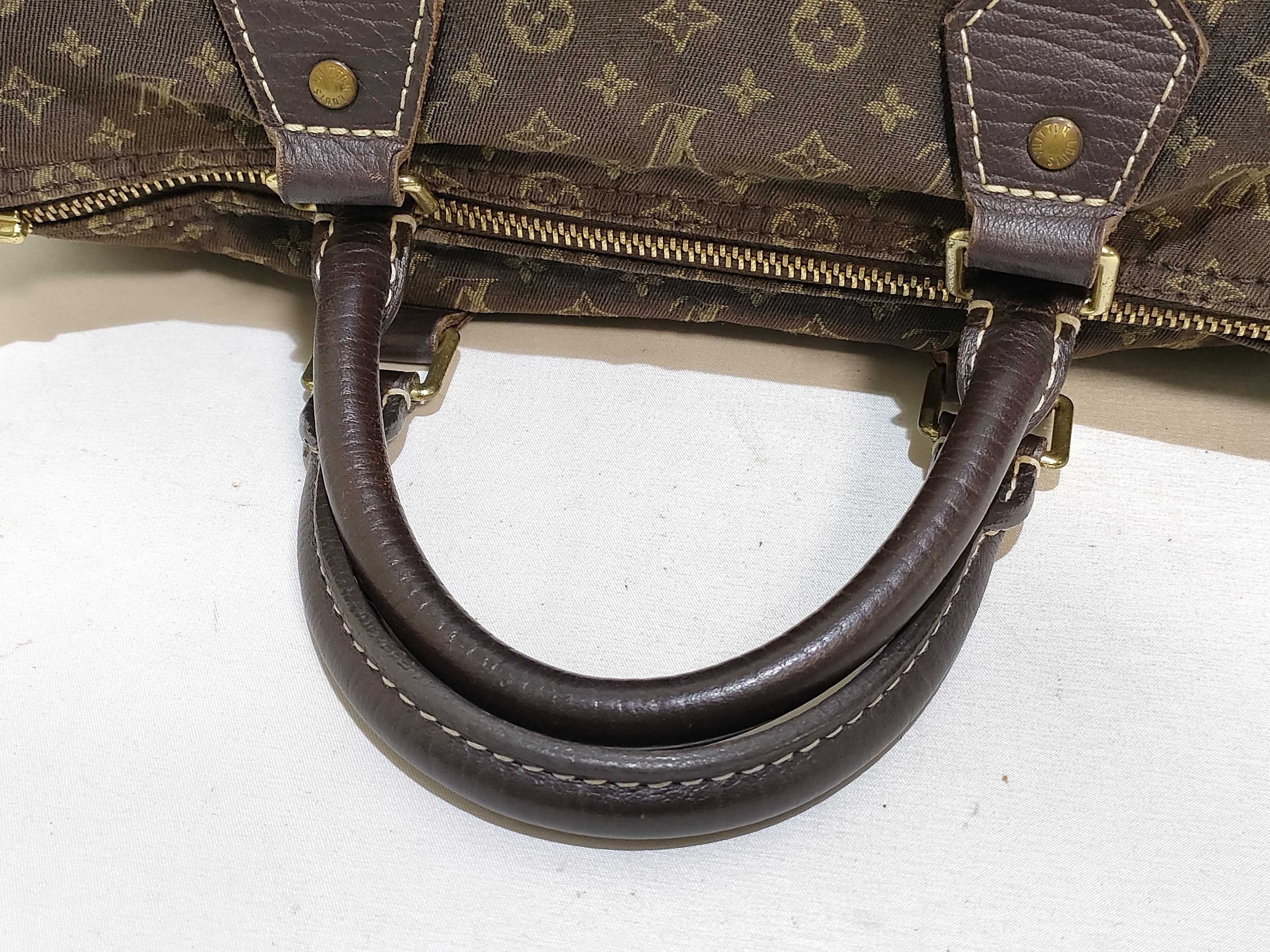 Monogram Mini Lin Louis Vuitton Monogram Mini Lin Idylle Speedy 30 Handbag Mini Boston Handbag — view 3