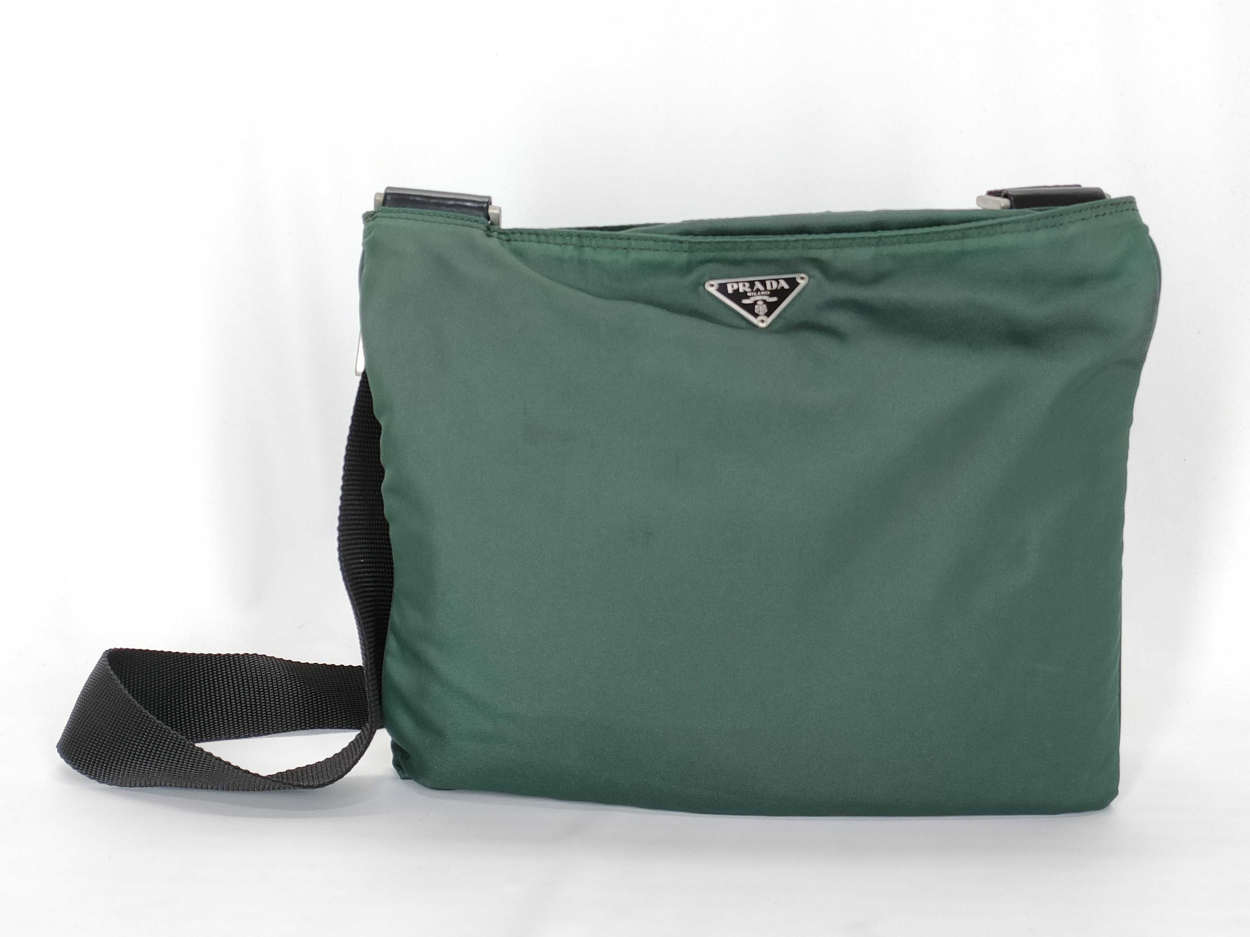 Nylon Prada Shoulder Bag Nylon Green Shoulder Bag