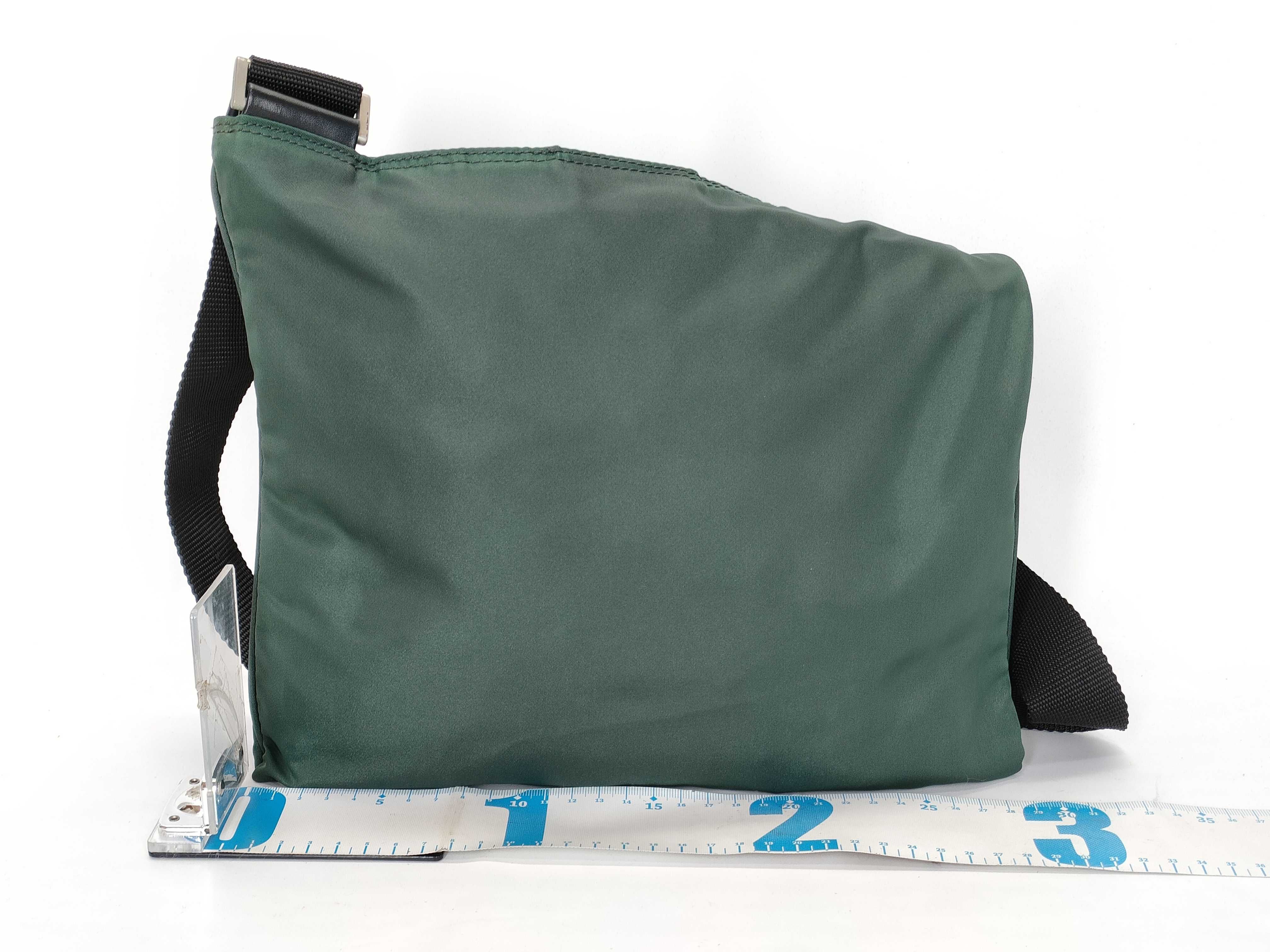 Nylon Prada Shoulder Bag Nylon Green Shoulder Bag — view 2