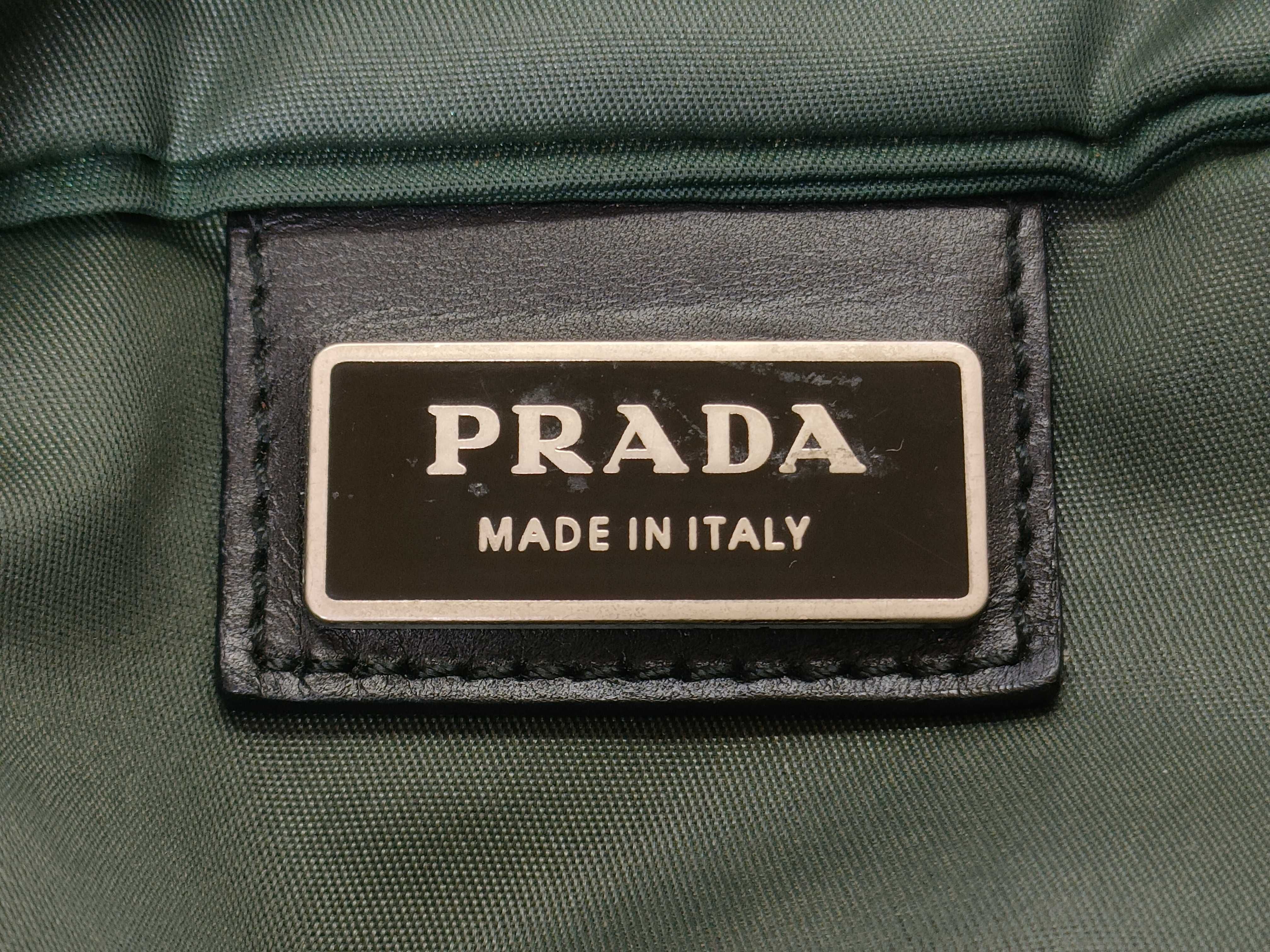 Nylon Prada Shoulder Bag Nylon Green Shoulder Bag — view 11