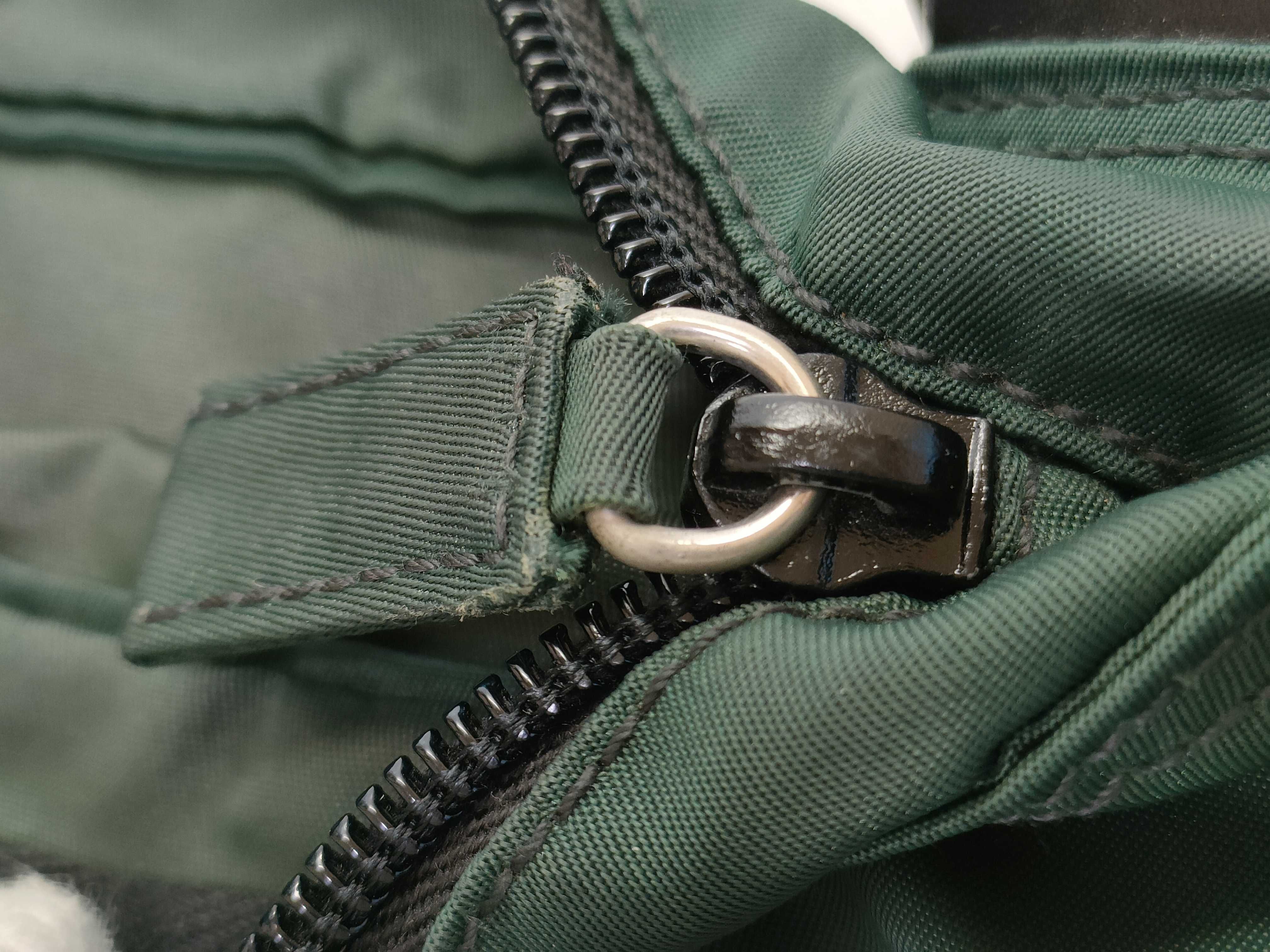 Nylon Prada Shoulder Bag Nylon Green Shoulder Bag — view 14