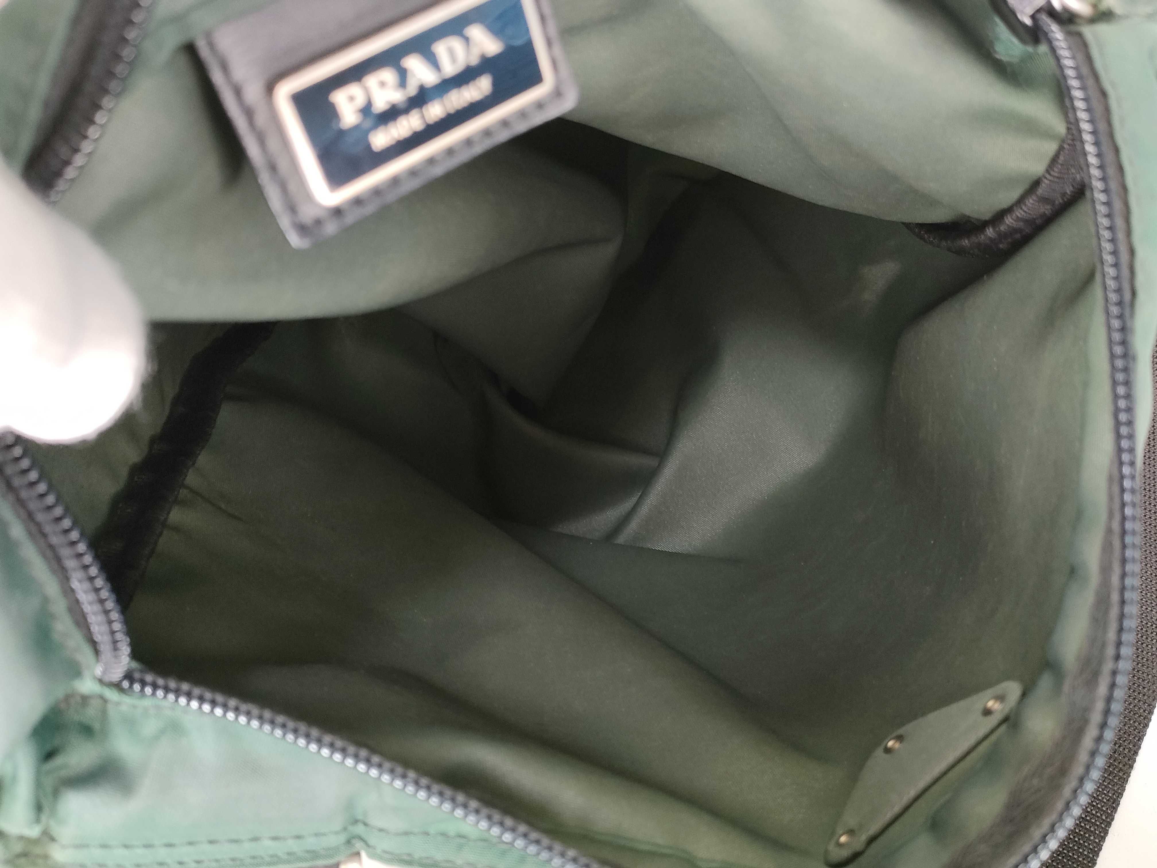 Nylon Prada Shoulder Bag Nylon Green Shoulder Bag — view 10