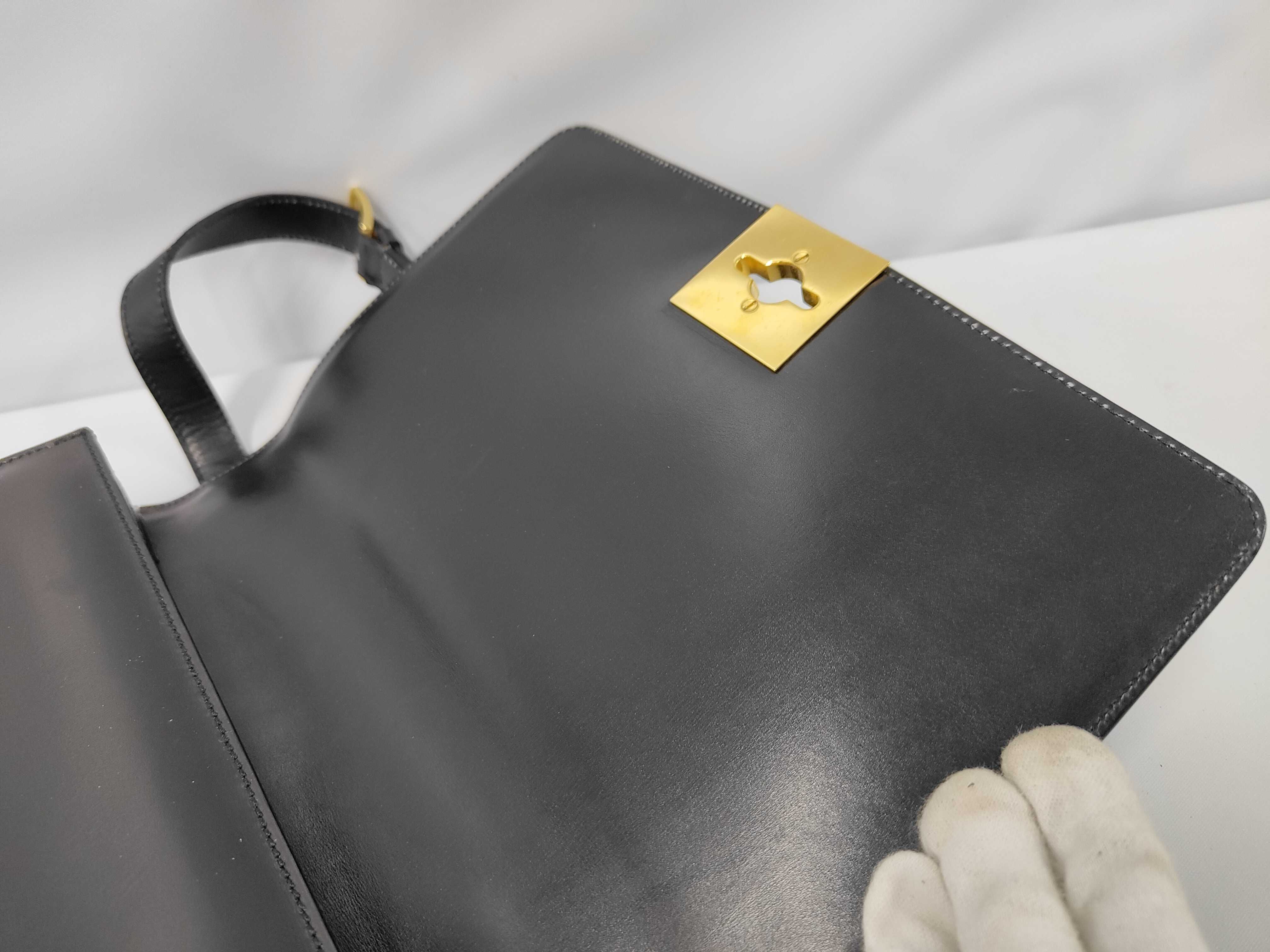 Shoulder Bag Leather Gancini Black Shoulder Bag — view 8