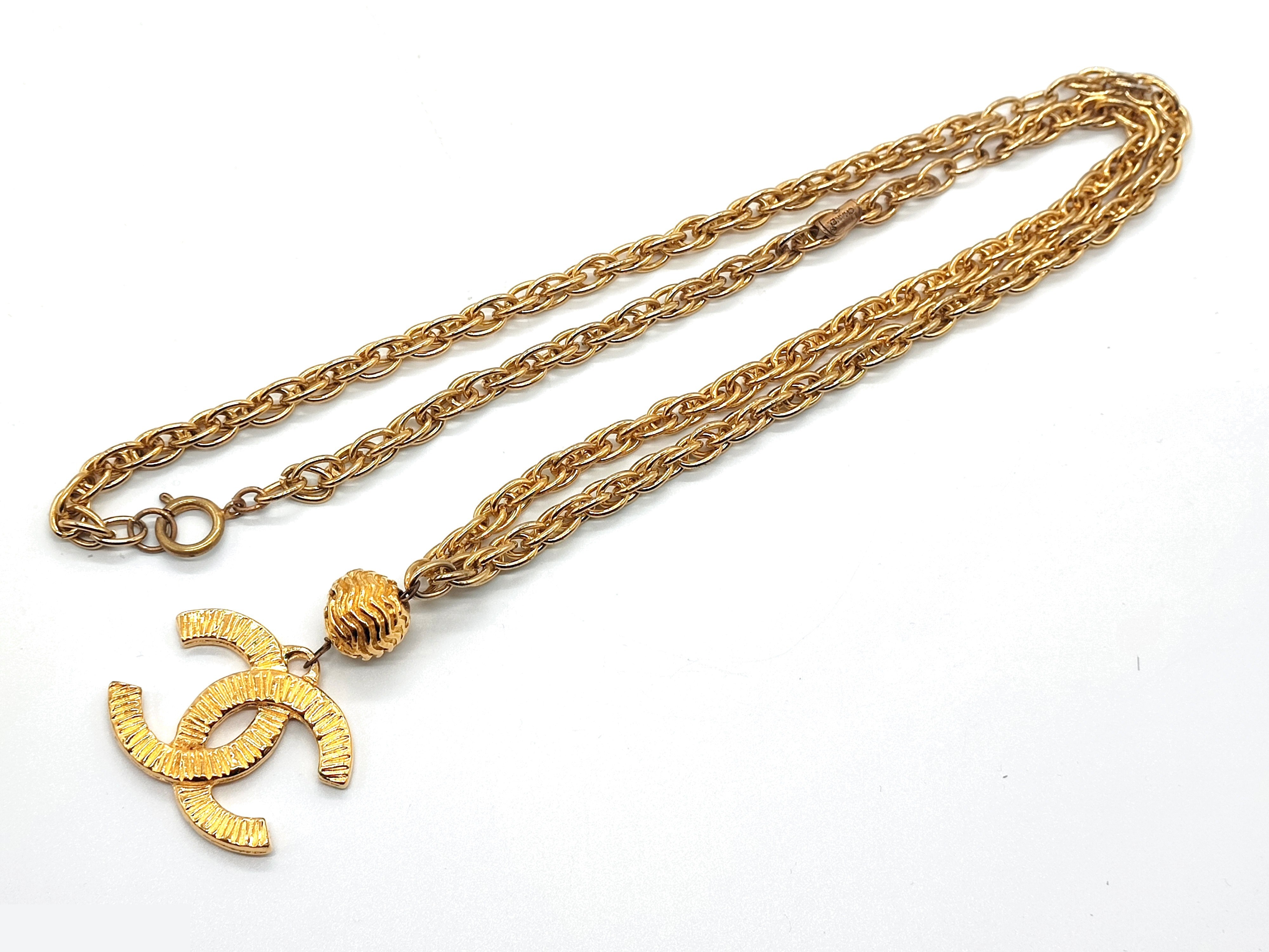 Coco Mark Ball Swing Necklace, Chain approx. 80cm — view 4
