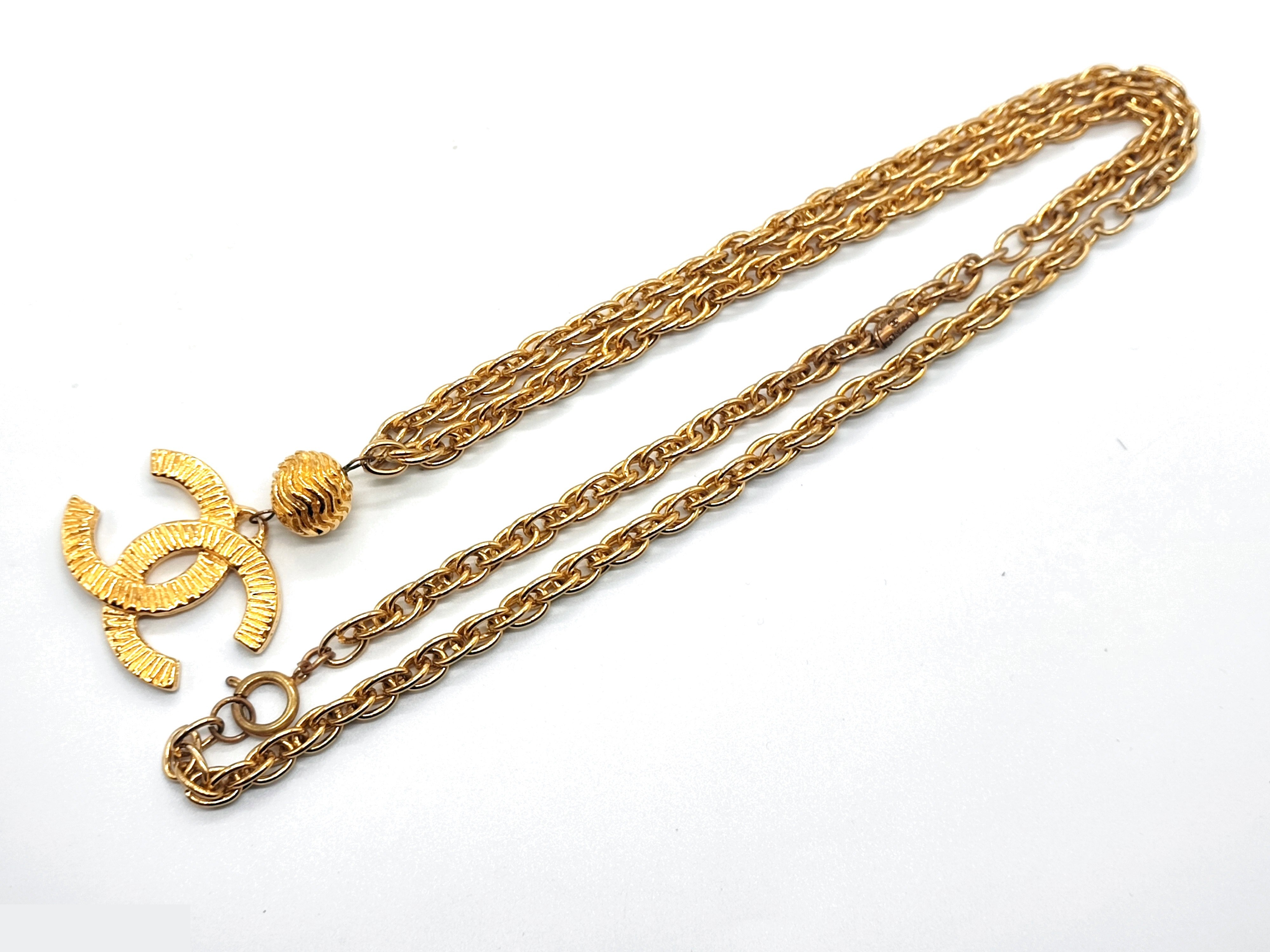 Coco Mark Ball Swing Necklace, Chain approx. 80cm — view 7