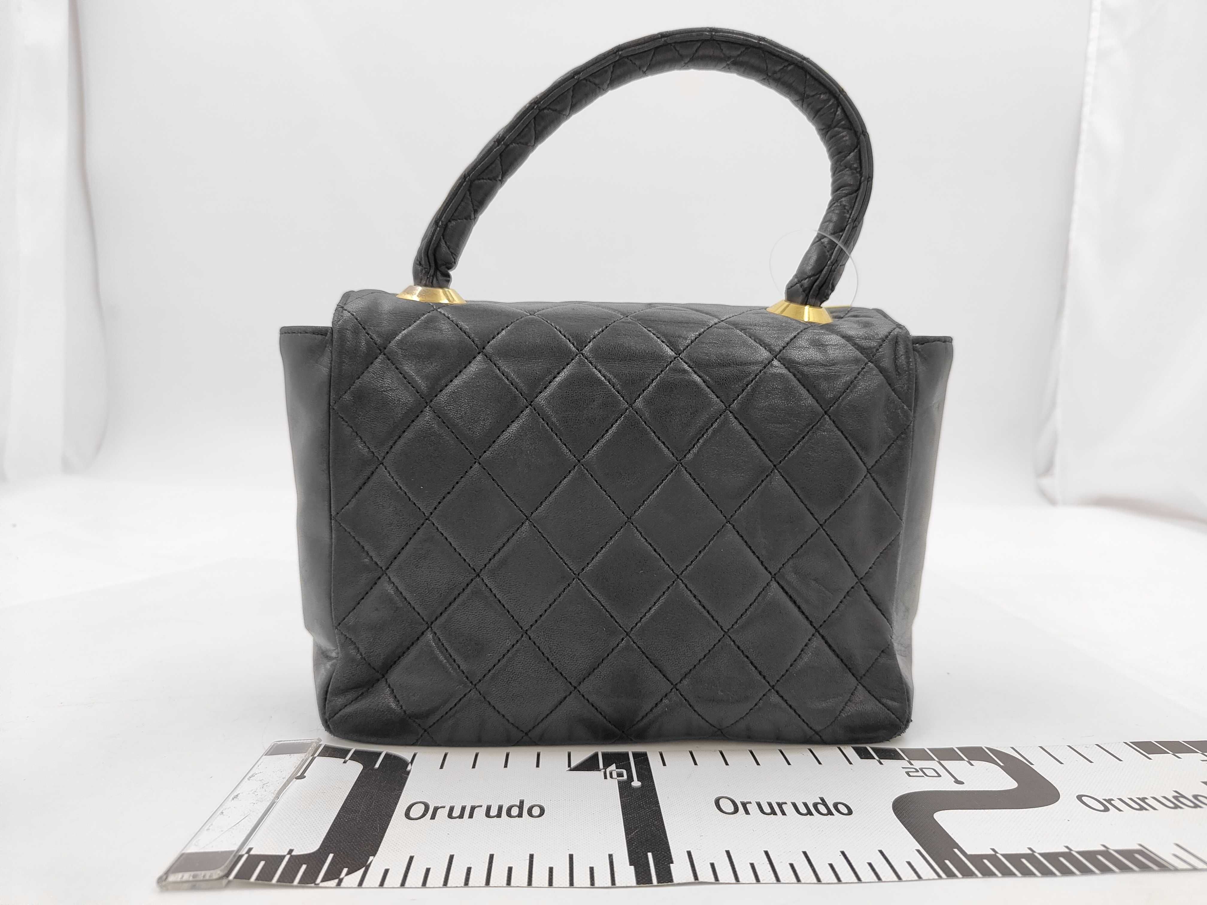 Lambskin Handle Matelassé Handbag — view 2