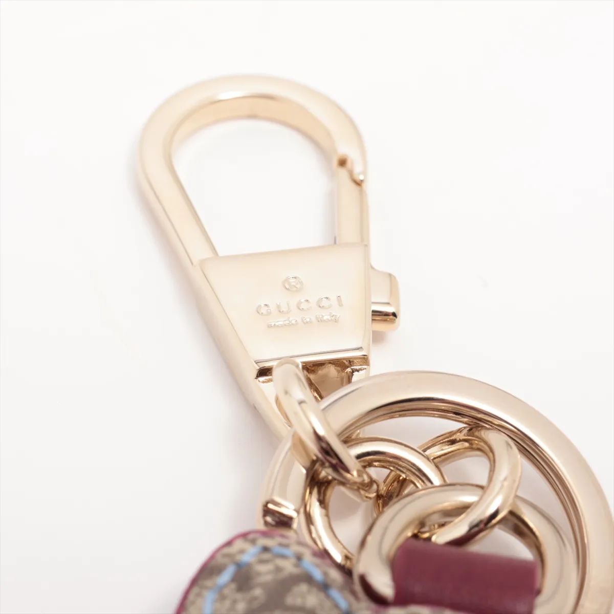x Yuko Higuchi 851742 BORIS Charm PVC x Leather x GP Beige x Light Blue — view 3