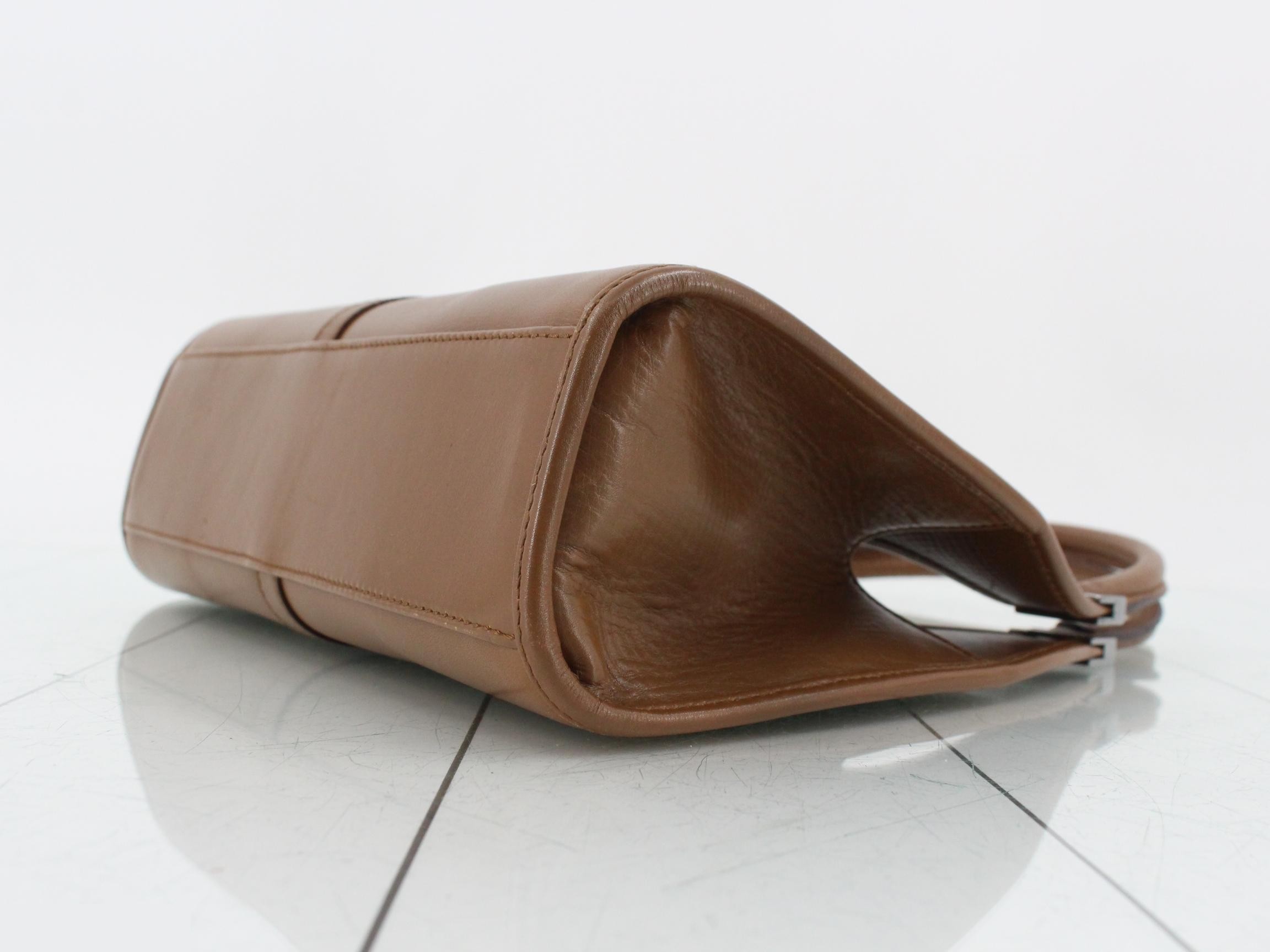 Jackie 01721 3444 Handbag, Leather, Brown — view 6