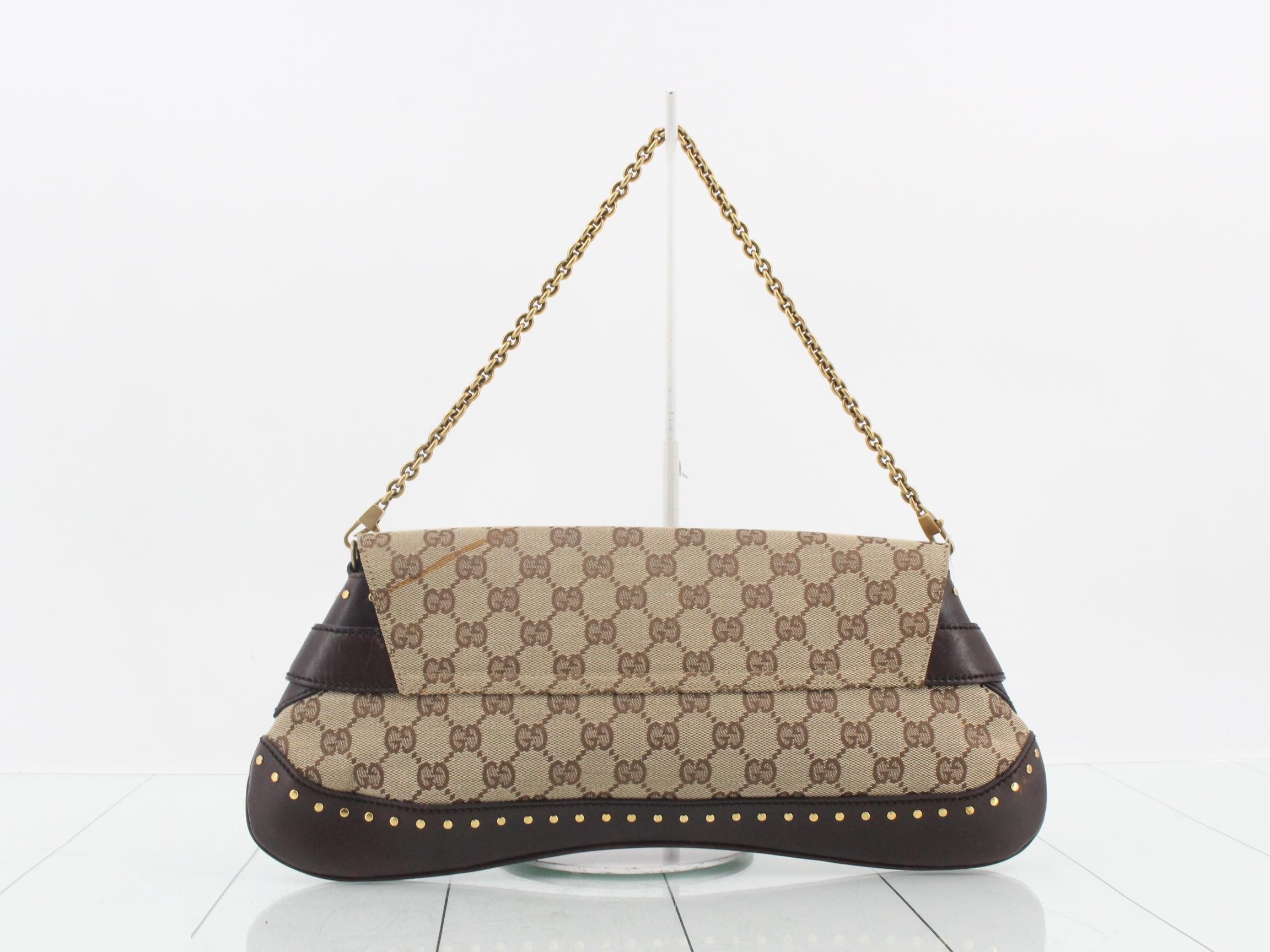 GG Canvas Horsebit Shoulder Bag — view 2