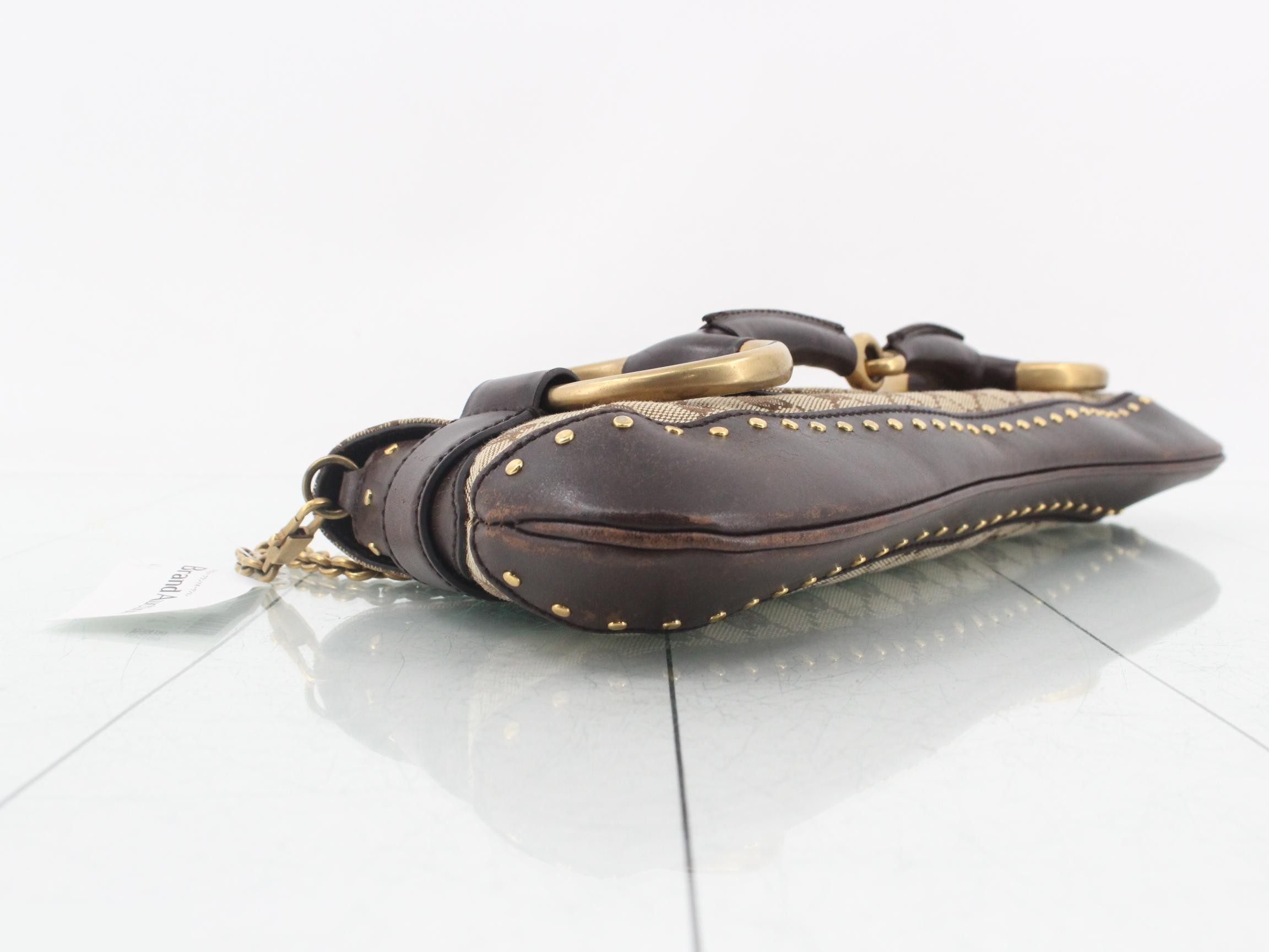GG Canvas Horsebit Shoulder Bag — view 5