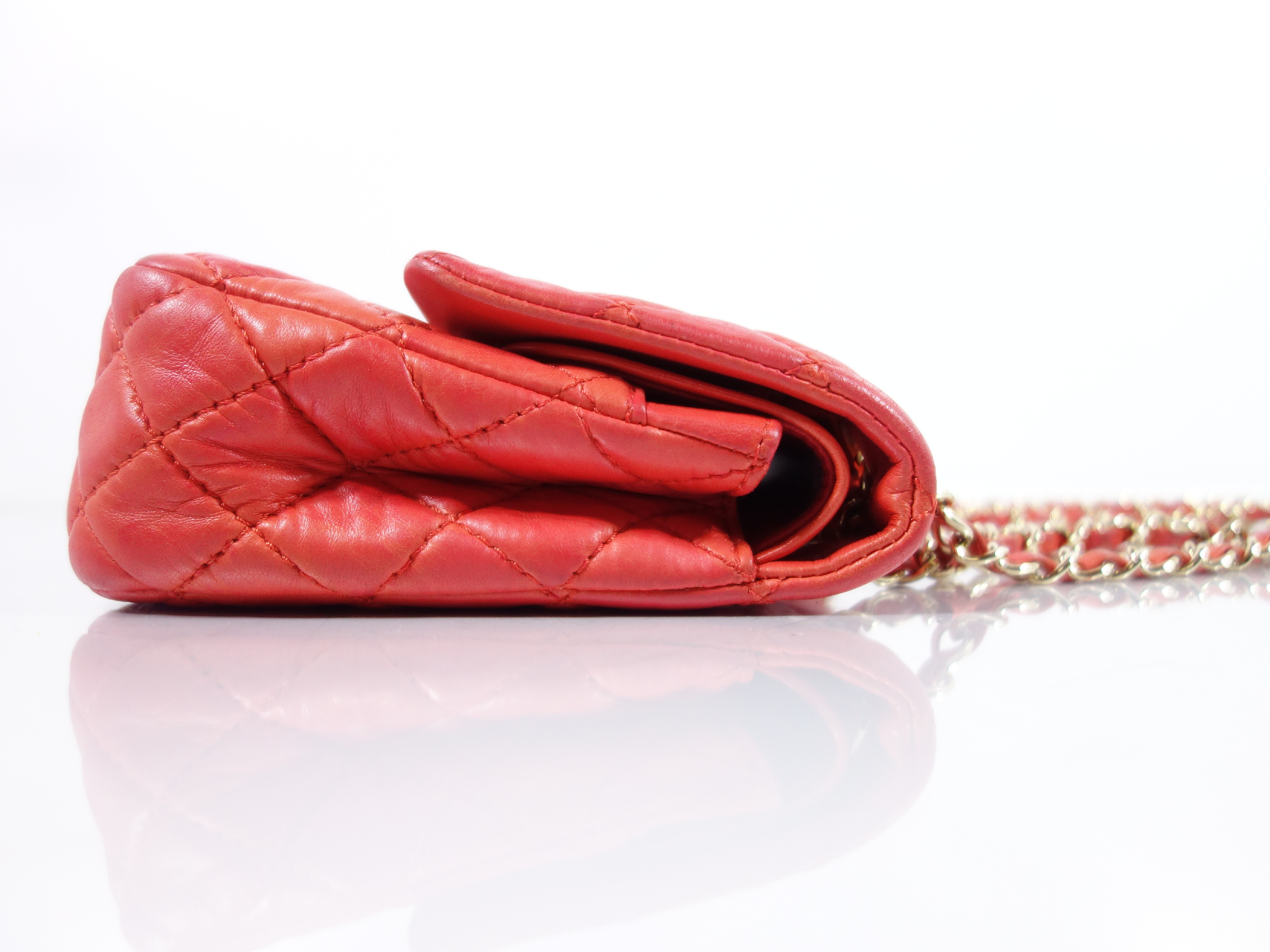 Double Flap Lambskin Shoulder Bag — view 5