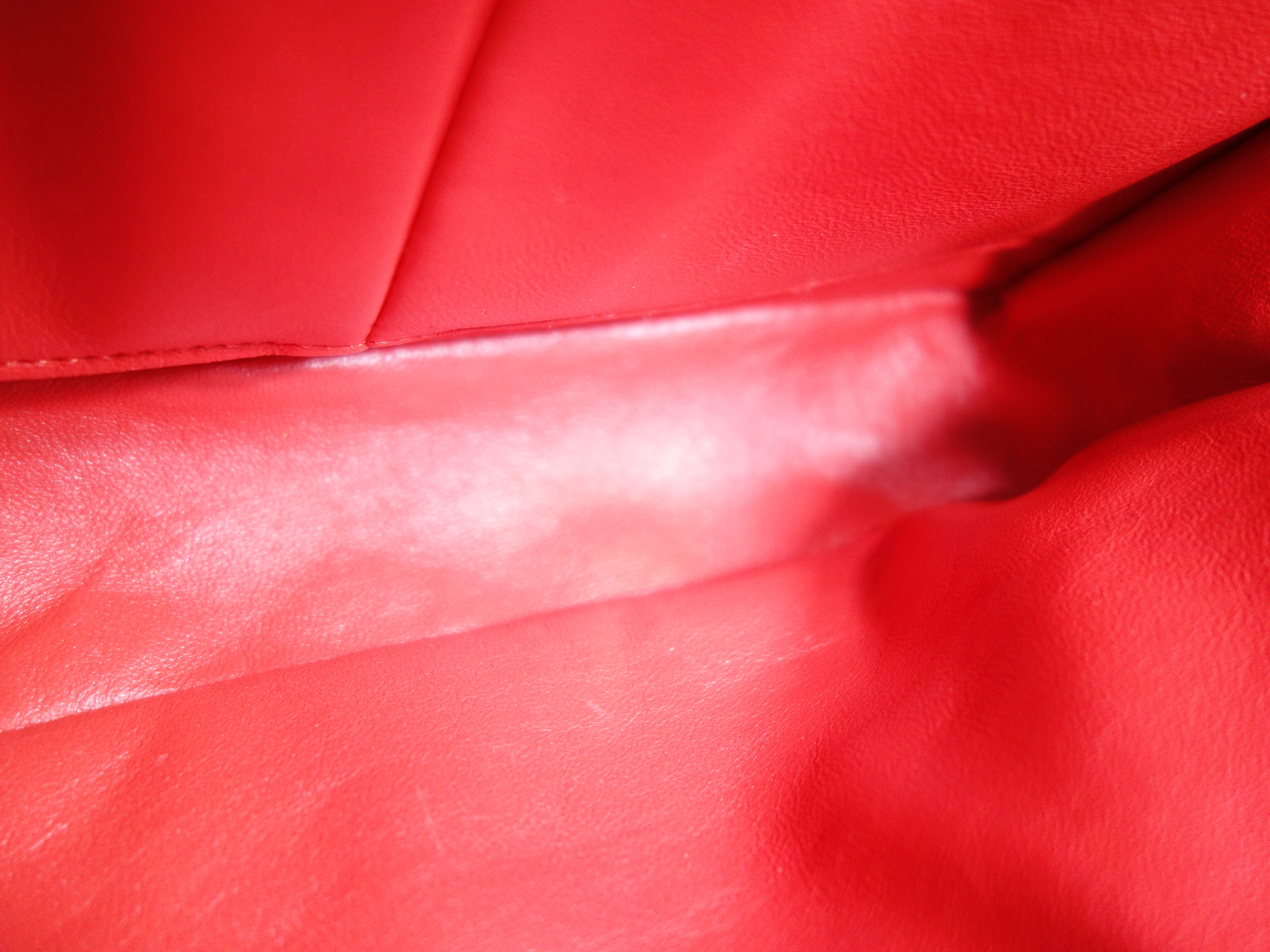 Double Flap Lambskin Shoulder Bag — view 10