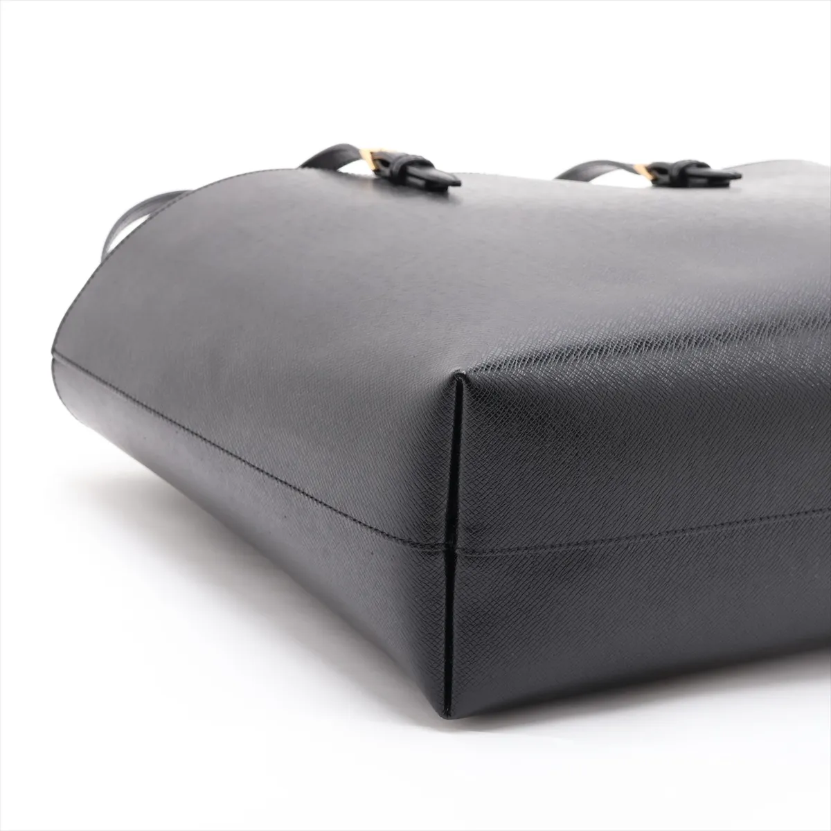 East West Leather Tote Bag, Black, 604309 — view 4