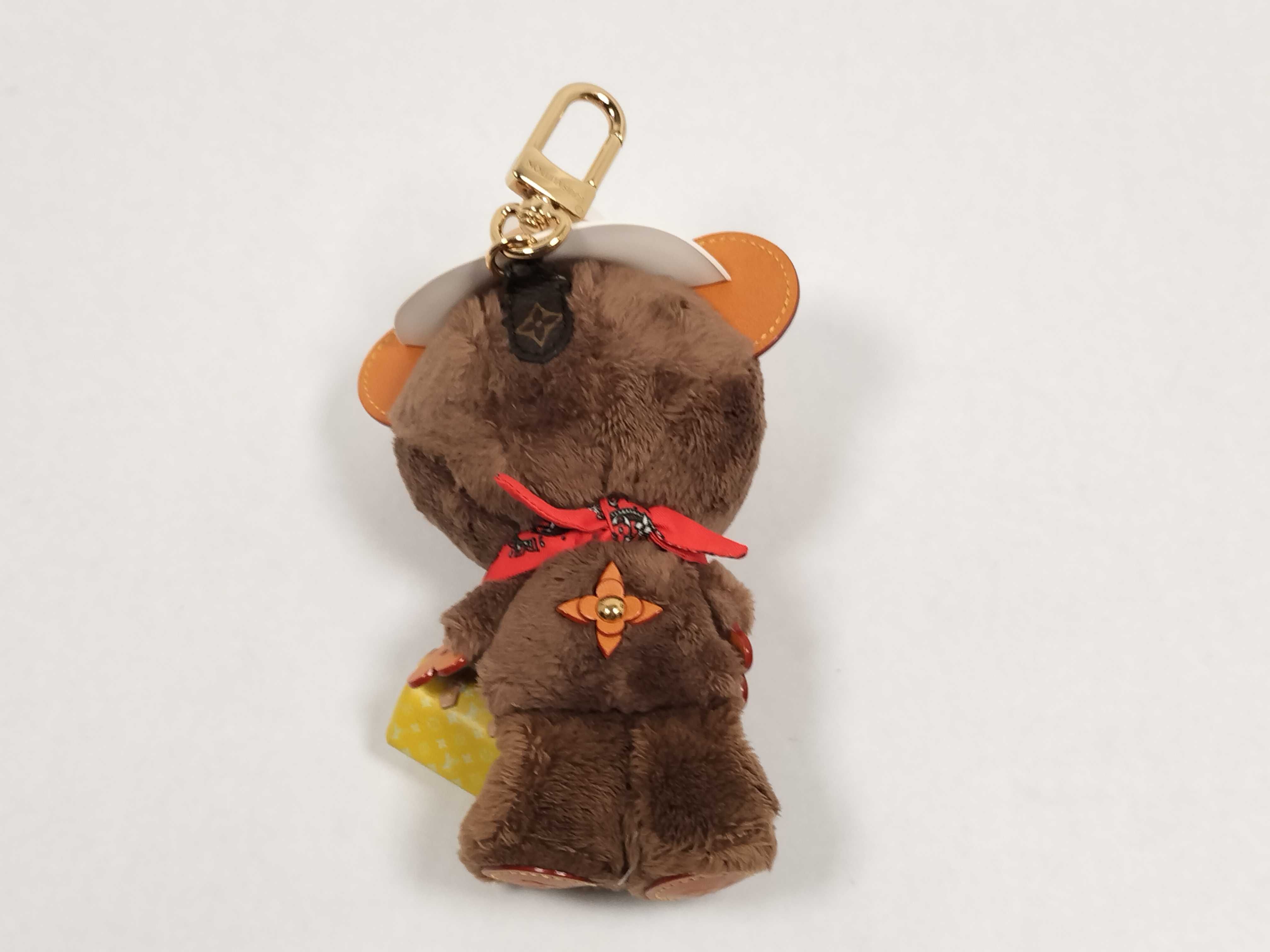 Bag Charm LV Louis Bear M03176 Faux Fur Leather Charm — view 2