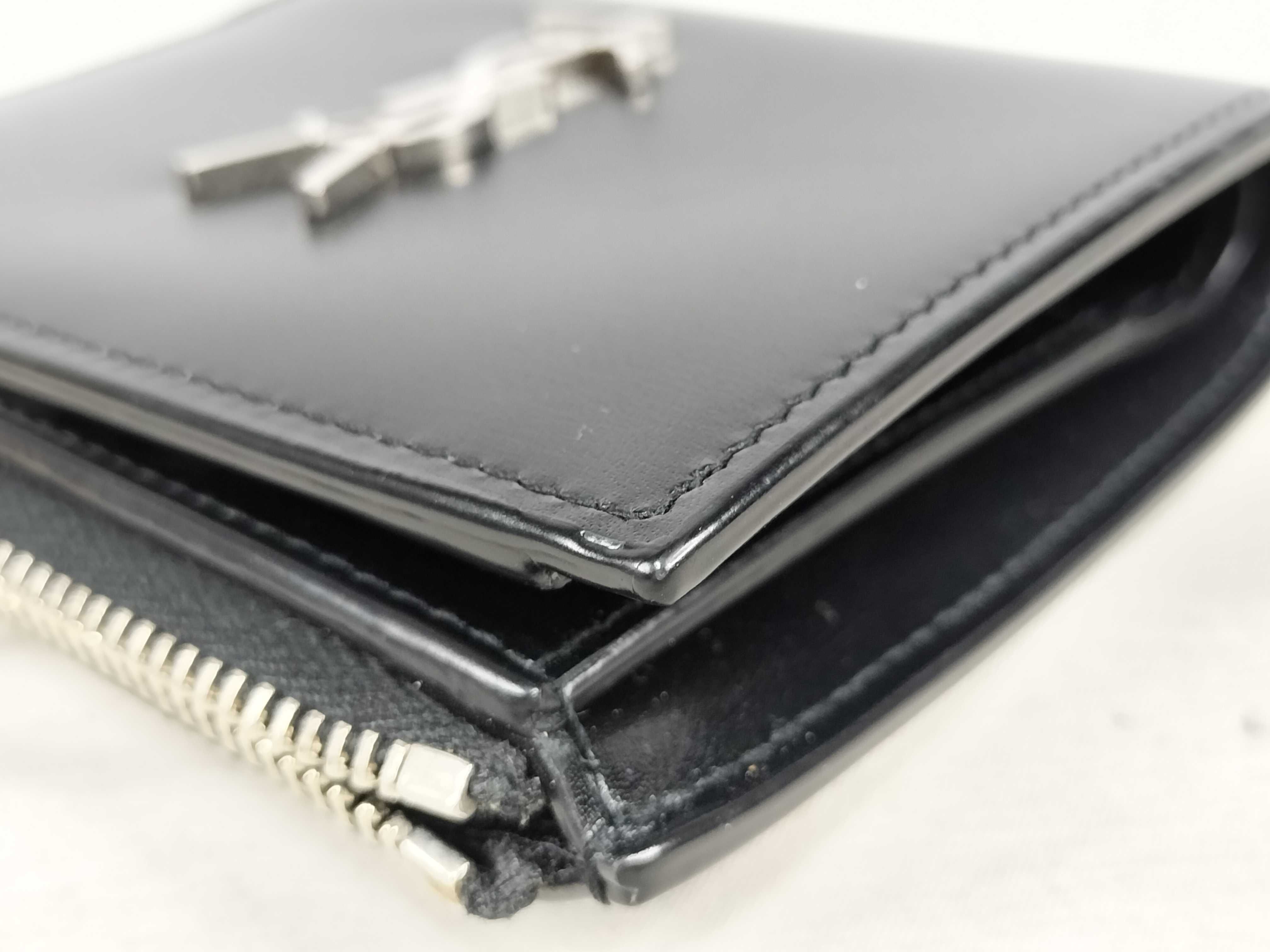 Wallet, Cowhide Leather, Black, Bi-fold, YBI575726 — view 15