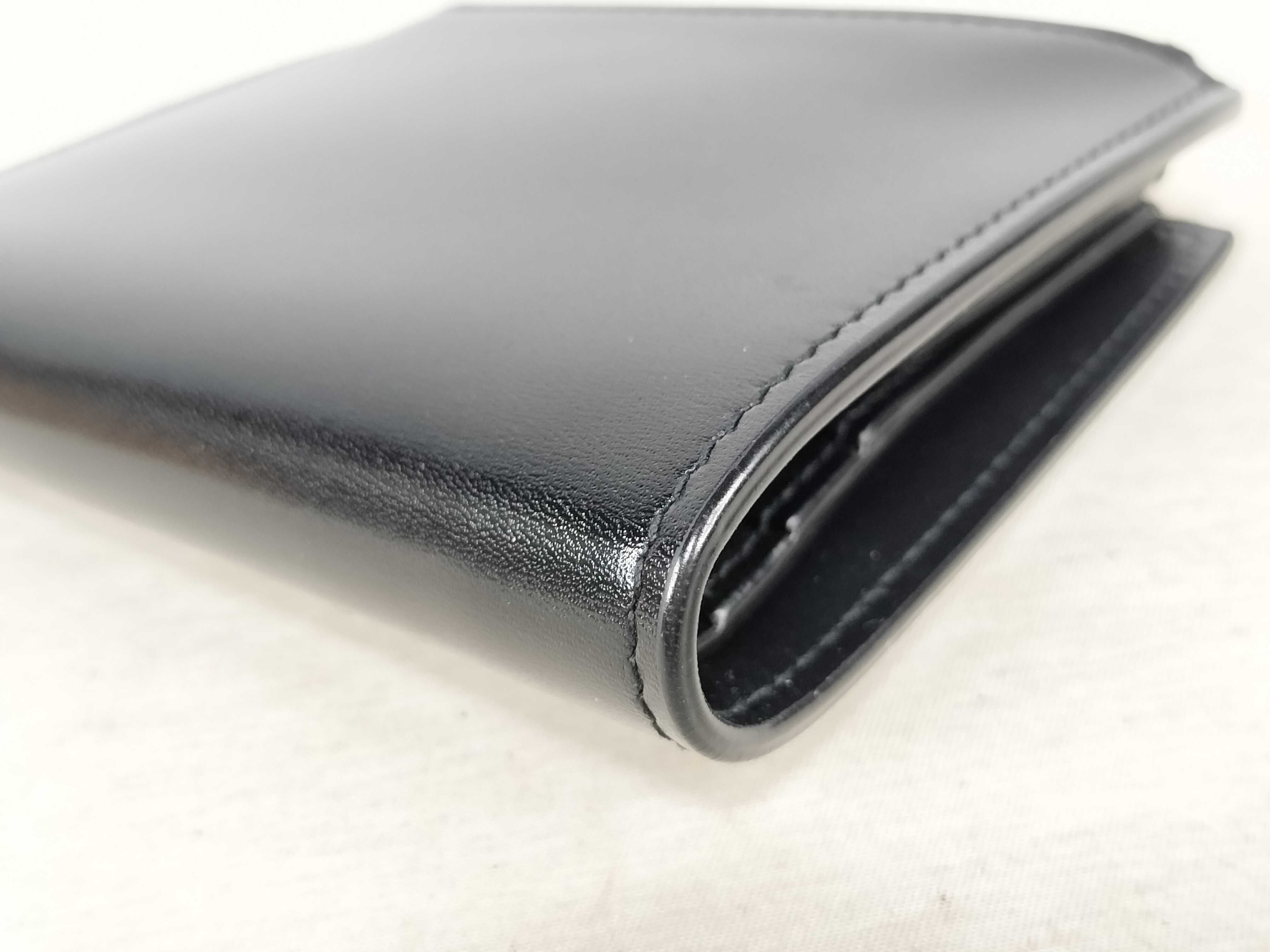 Wallet, Cowhide Leather, Black, Bi-fold, YBI575726 — view 4