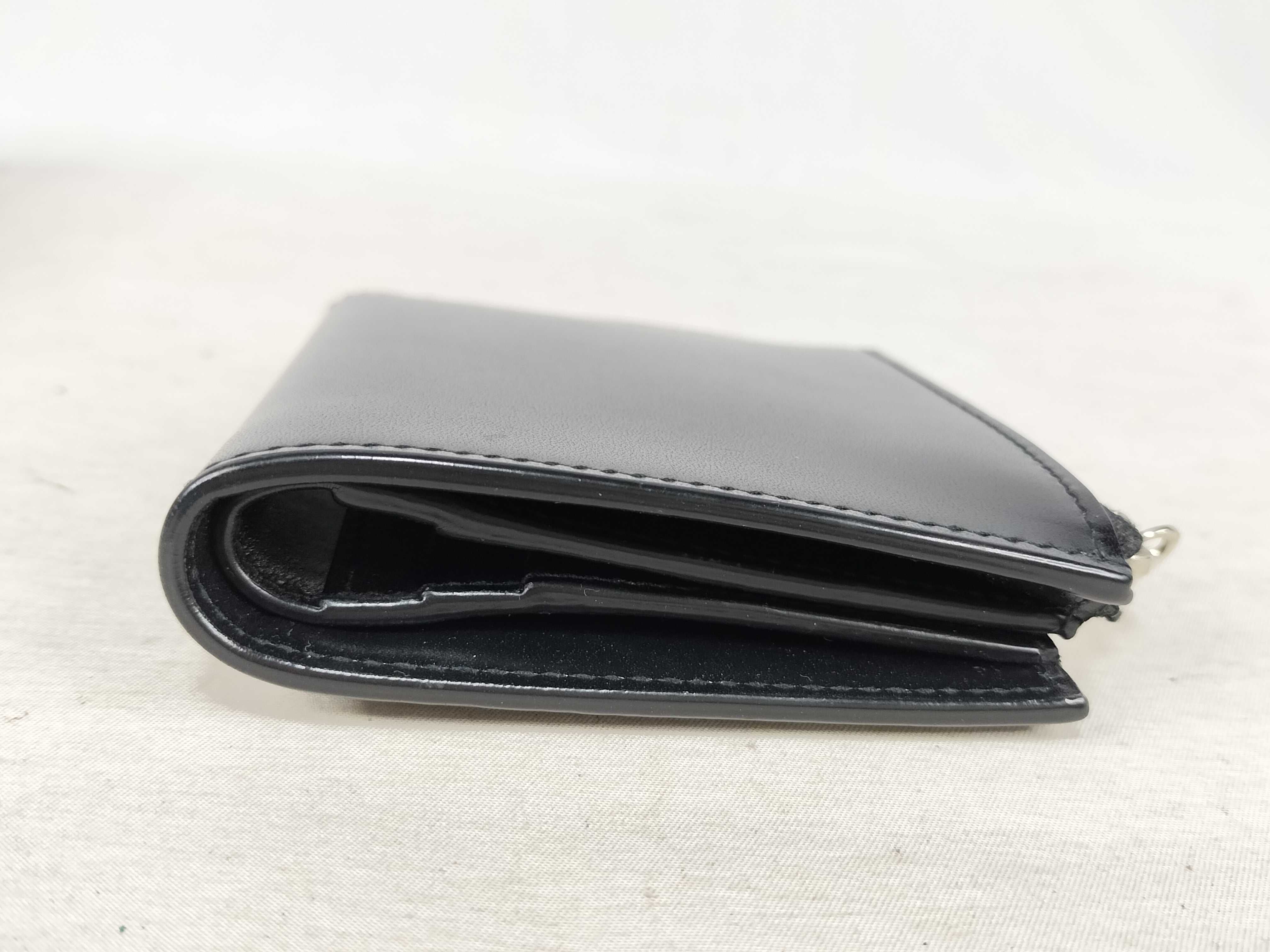 Wallet, Cowhide Leather, Black, Bi-fold, YBI575726 — view 5