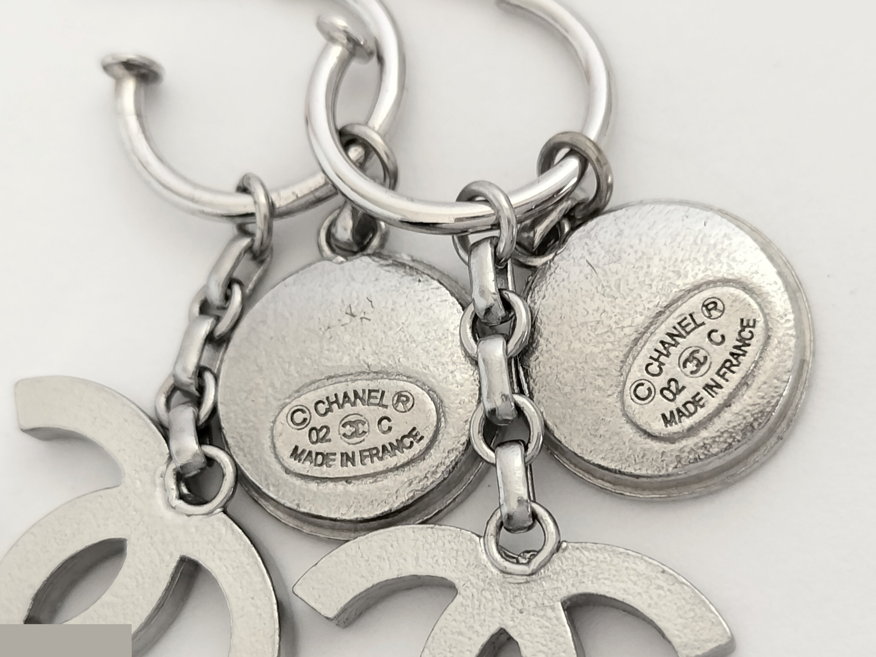 Coco Rhinestone Silver Earrings — view 3