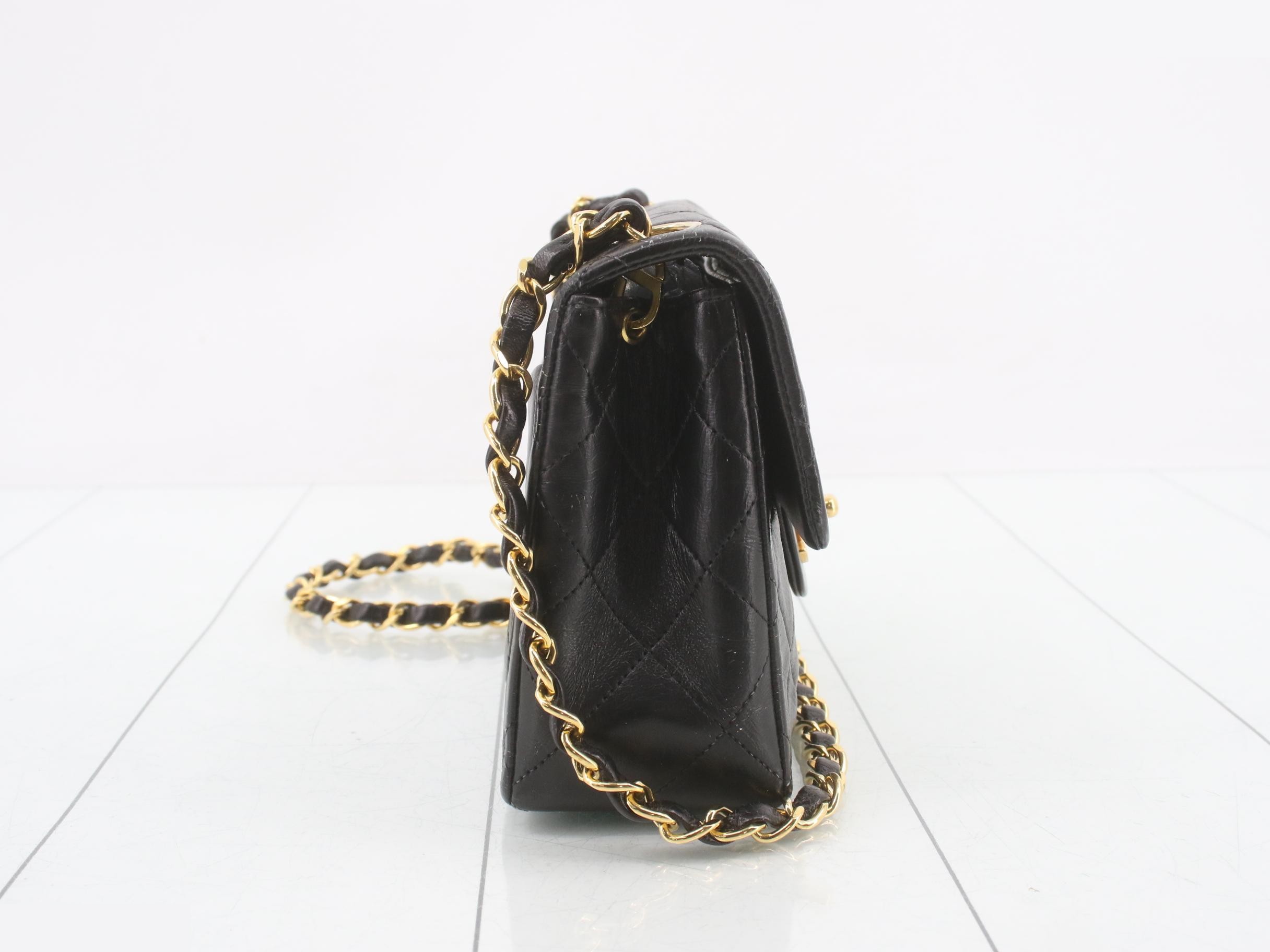 Mini Mat Lamb Shoulder Bag Seal — view 4