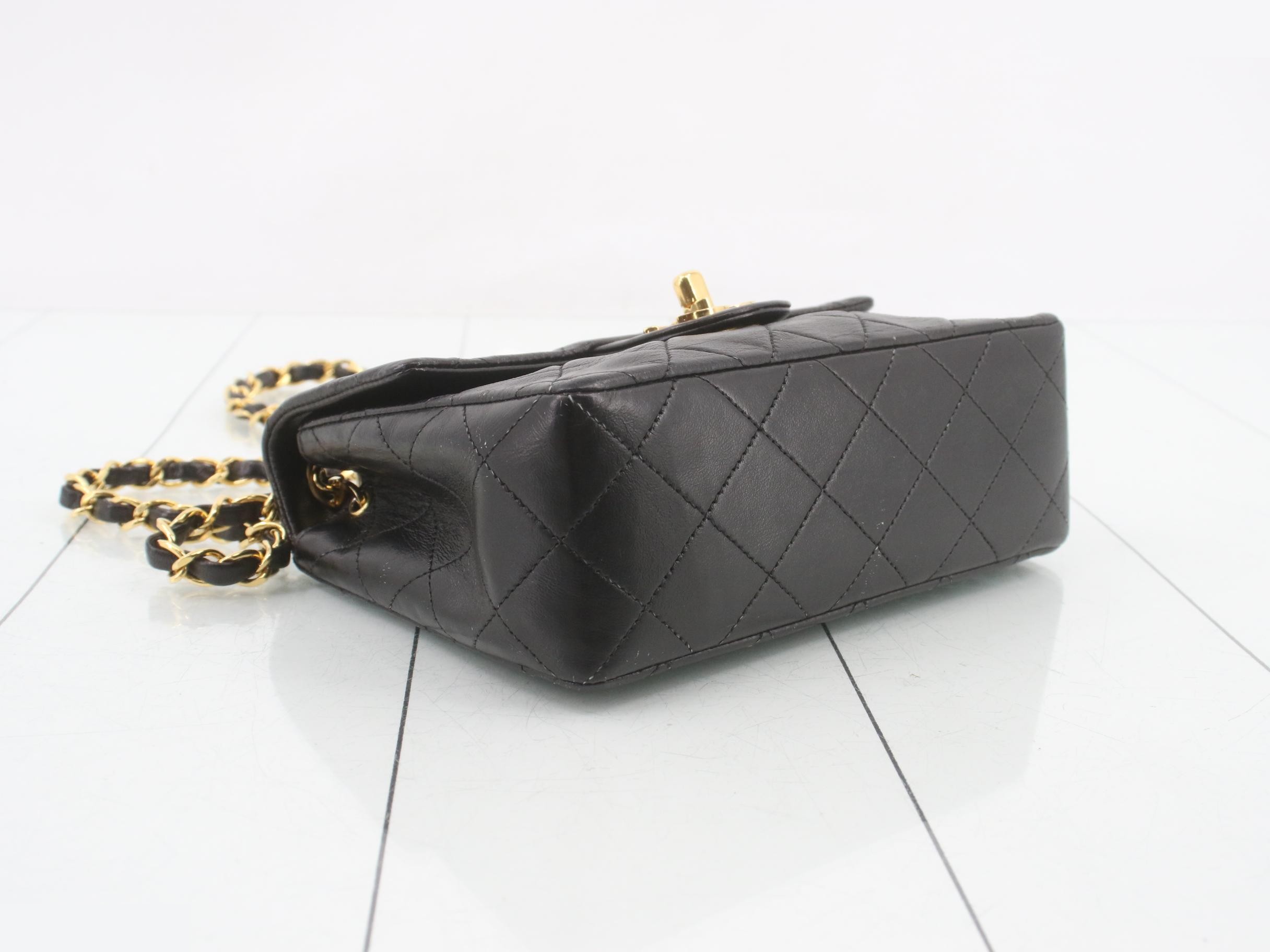 Mini Mat Lamb Shoulder Bag Seal — view 5
