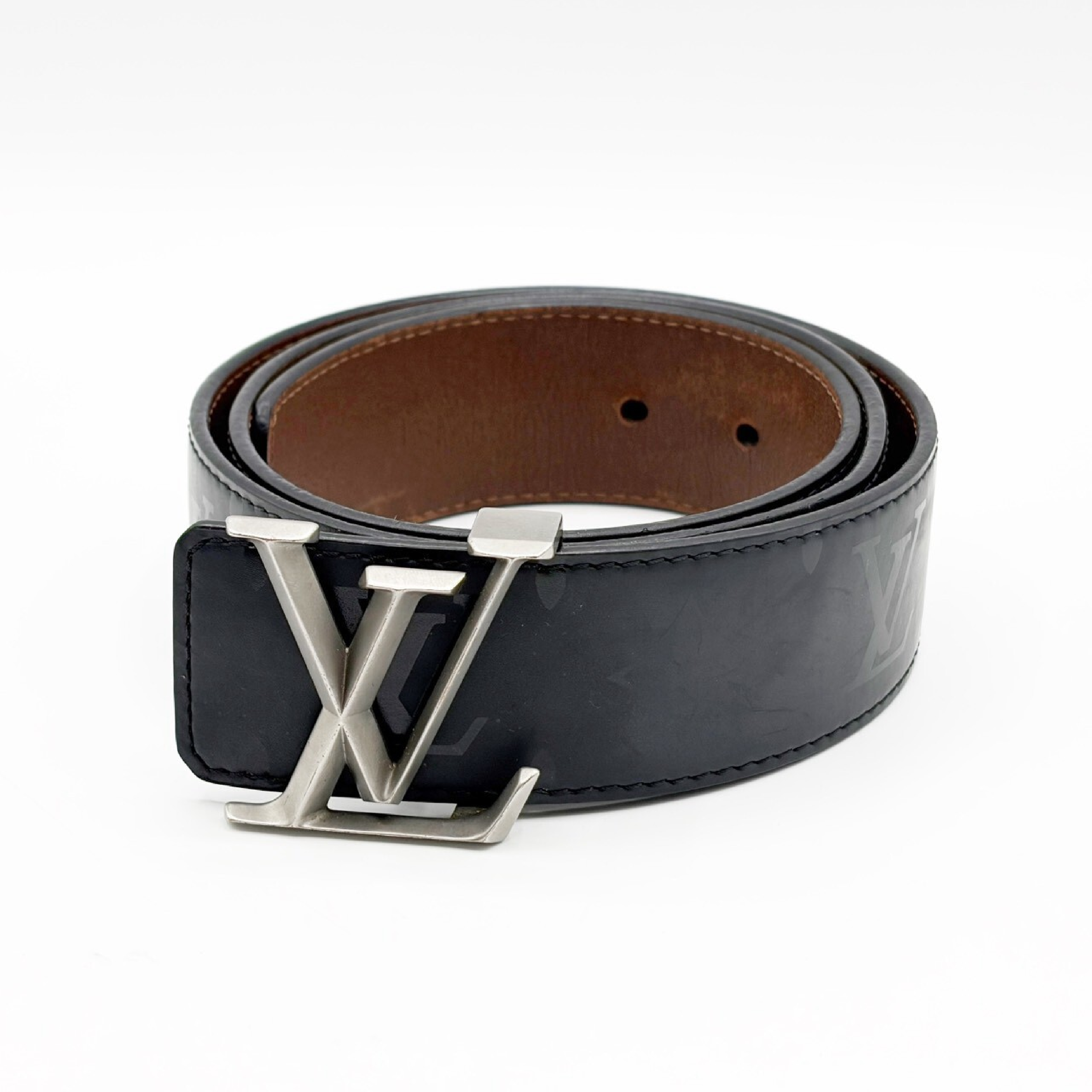 Belt Ceinture LV Initial Pyramid Belt — view 2