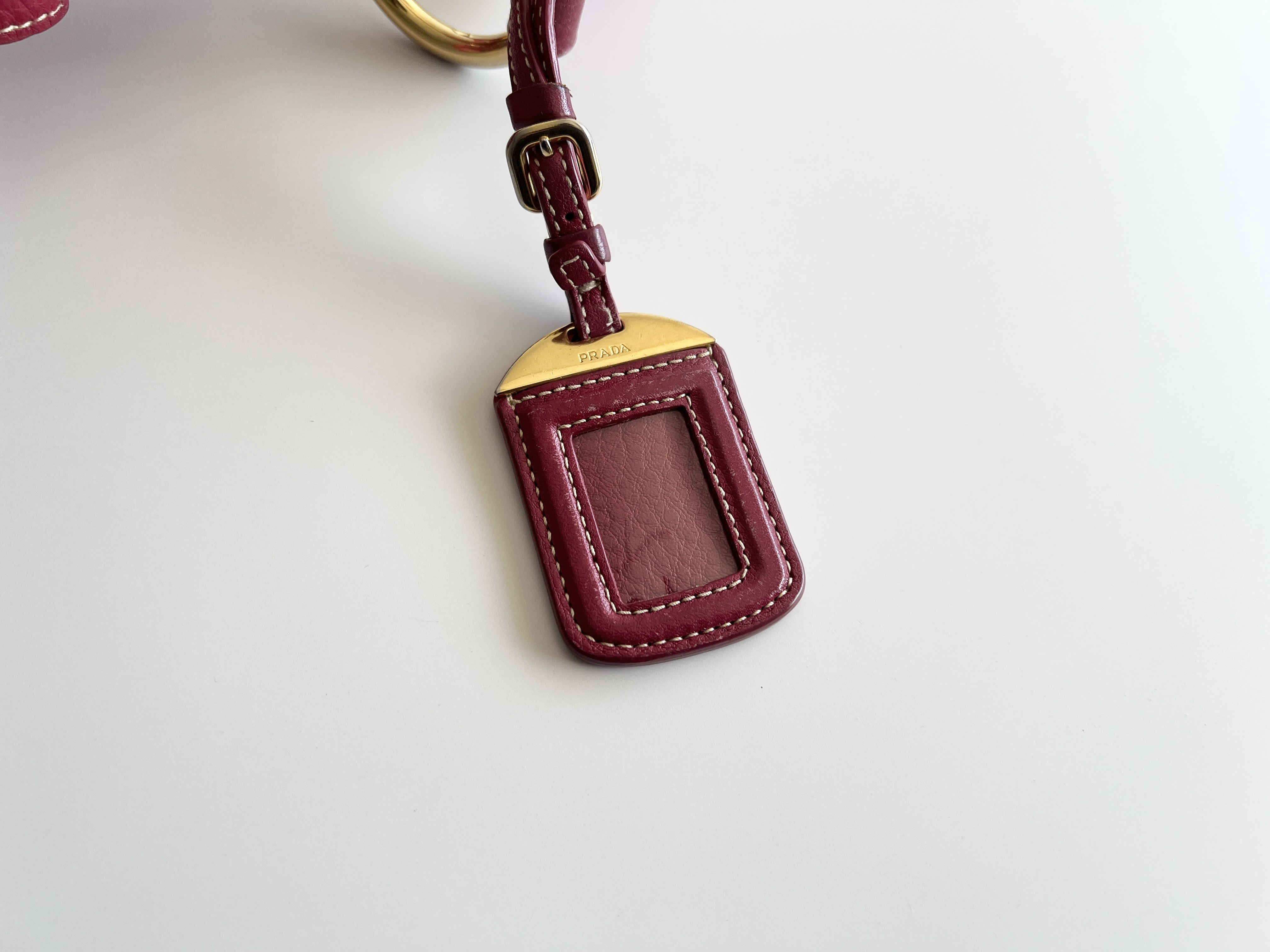 Vitello Daino Leather Logo Shoulder Bag (One-Shoulder Bag) — view 14