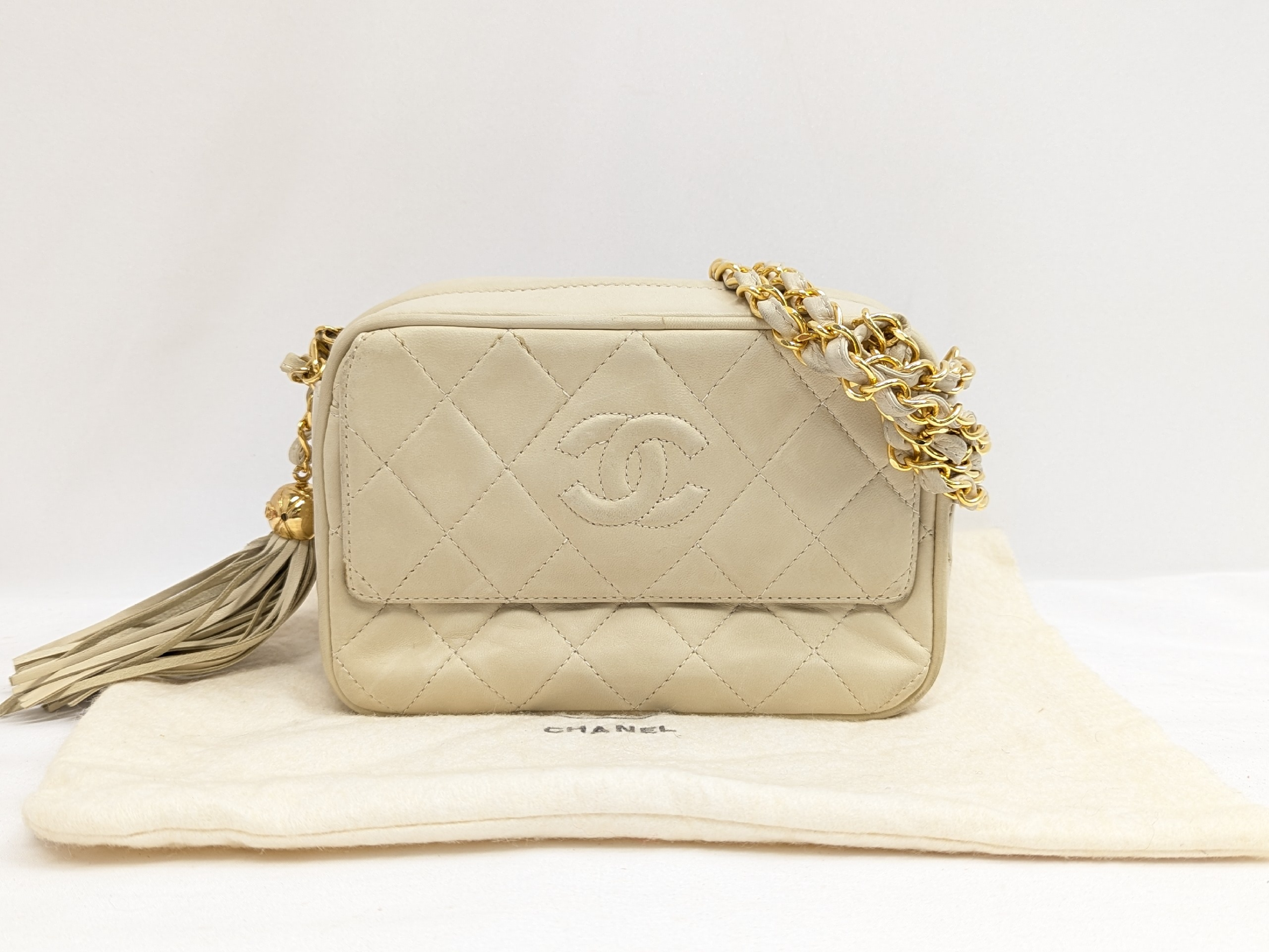 Lambskin Fringe Chain Shoulder Bag (Series 3)