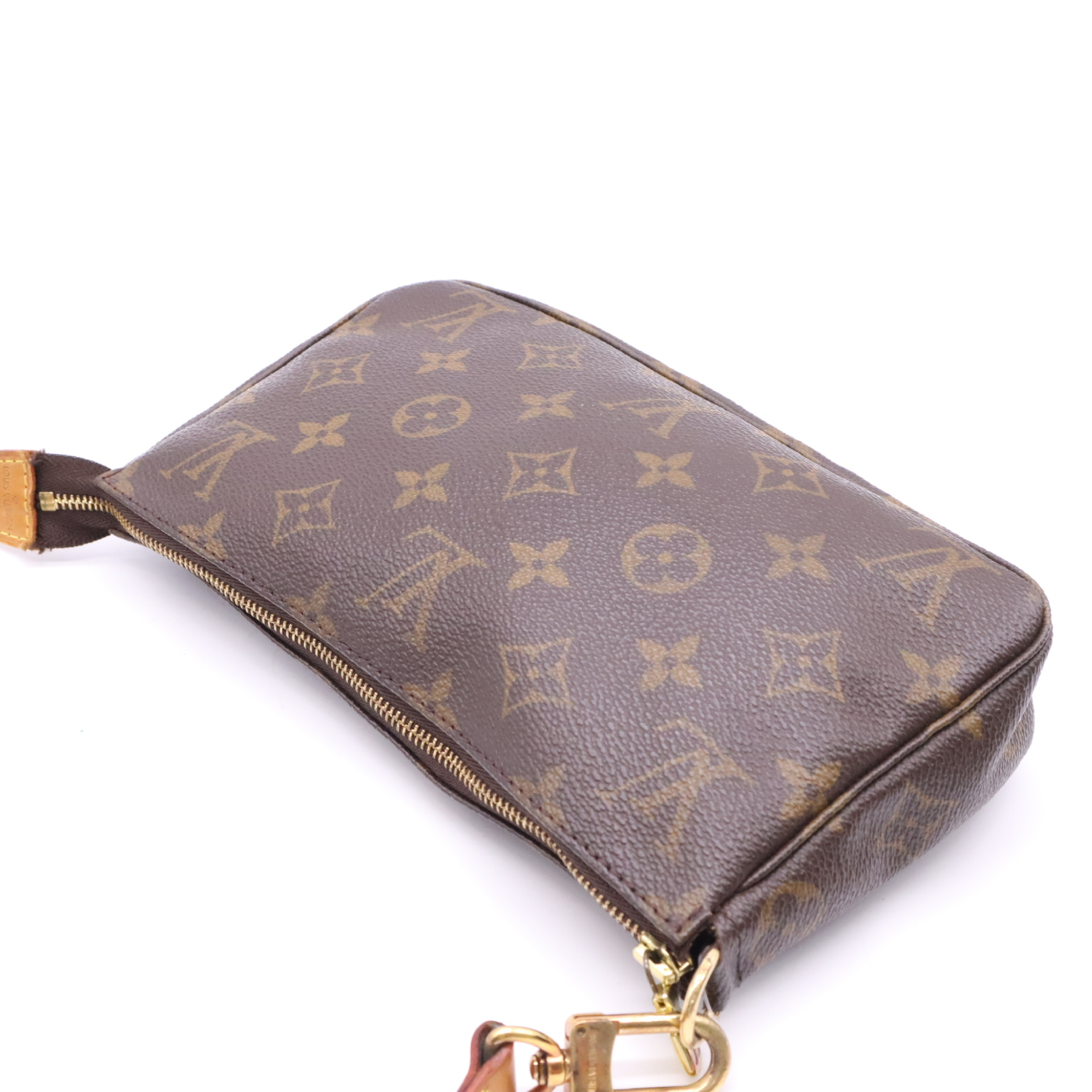 M51980 Monogram Pochette Accessoires with Strap Pouch — view 4