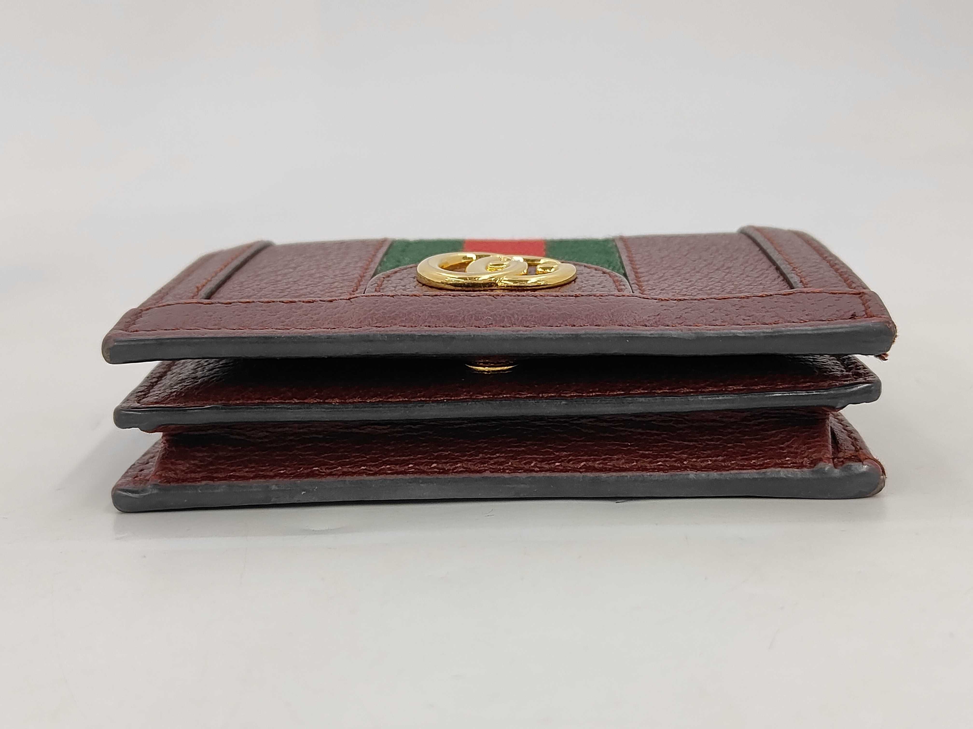 GG Marmont Sherry Folding Wallet, Bordeaux — view 2