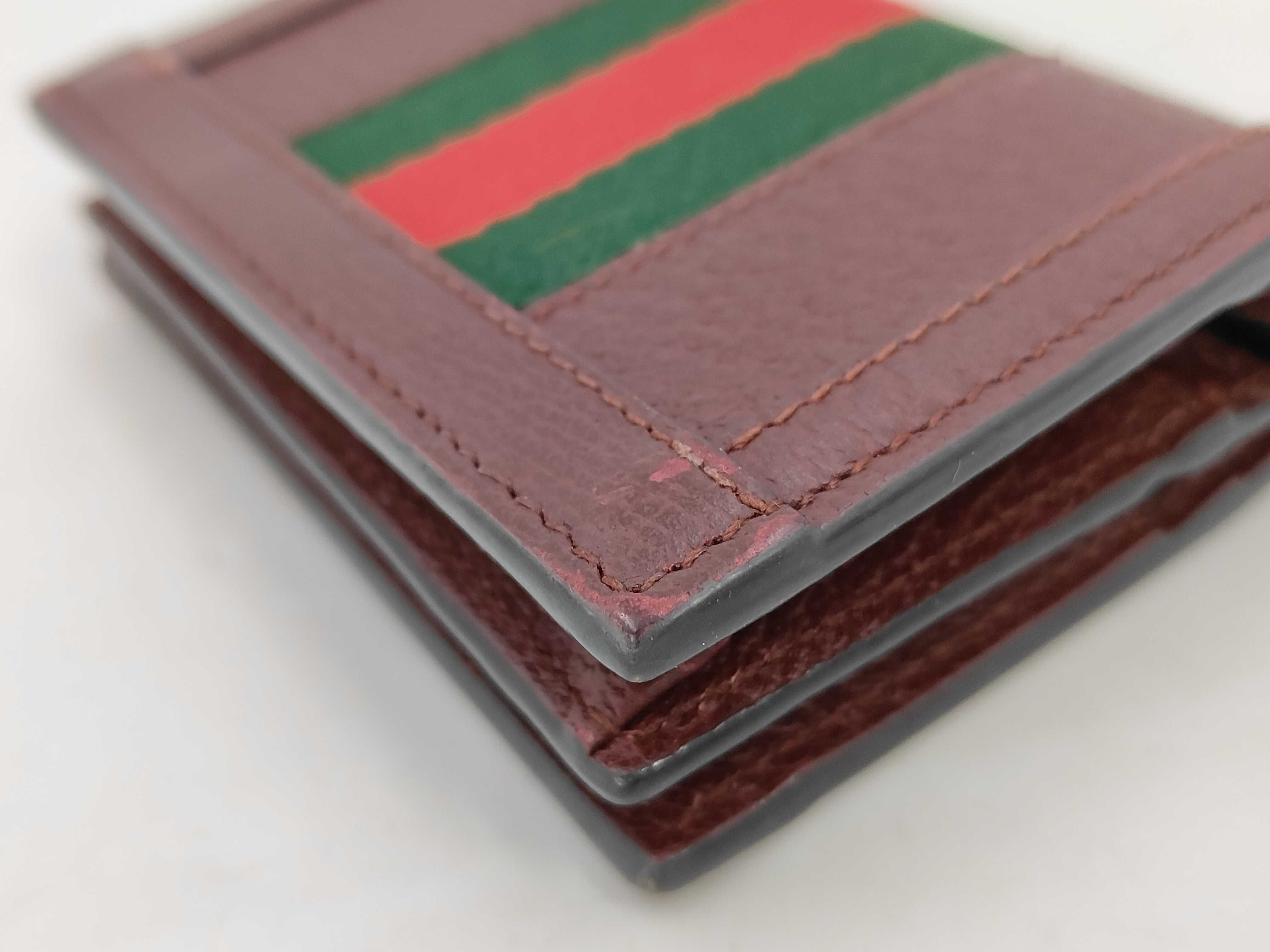 GG Marmont Sherry Folding Wallet, Bordeaux — view 6