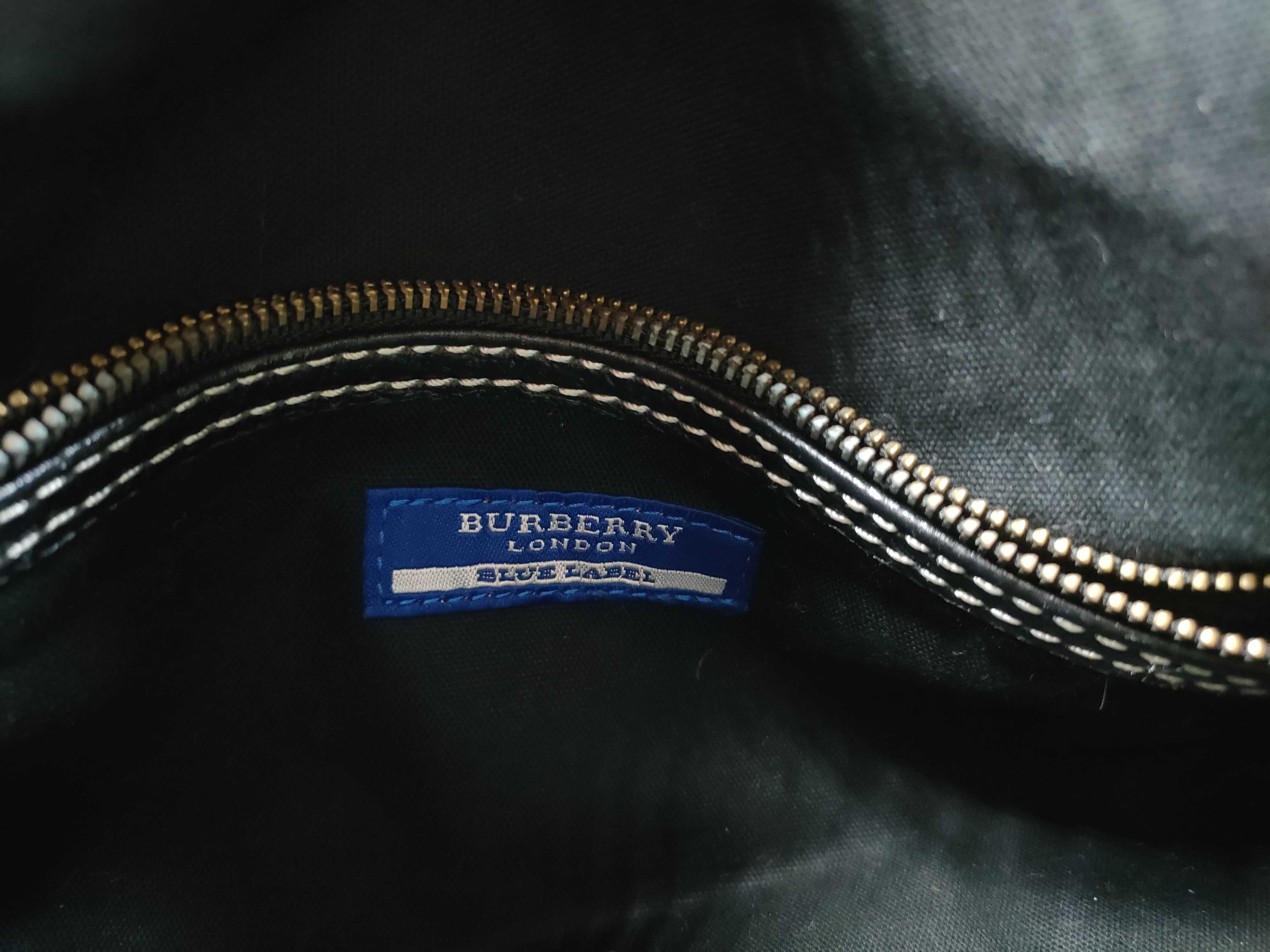 Blue Label Canvas Mini Boston Bag — view 12
