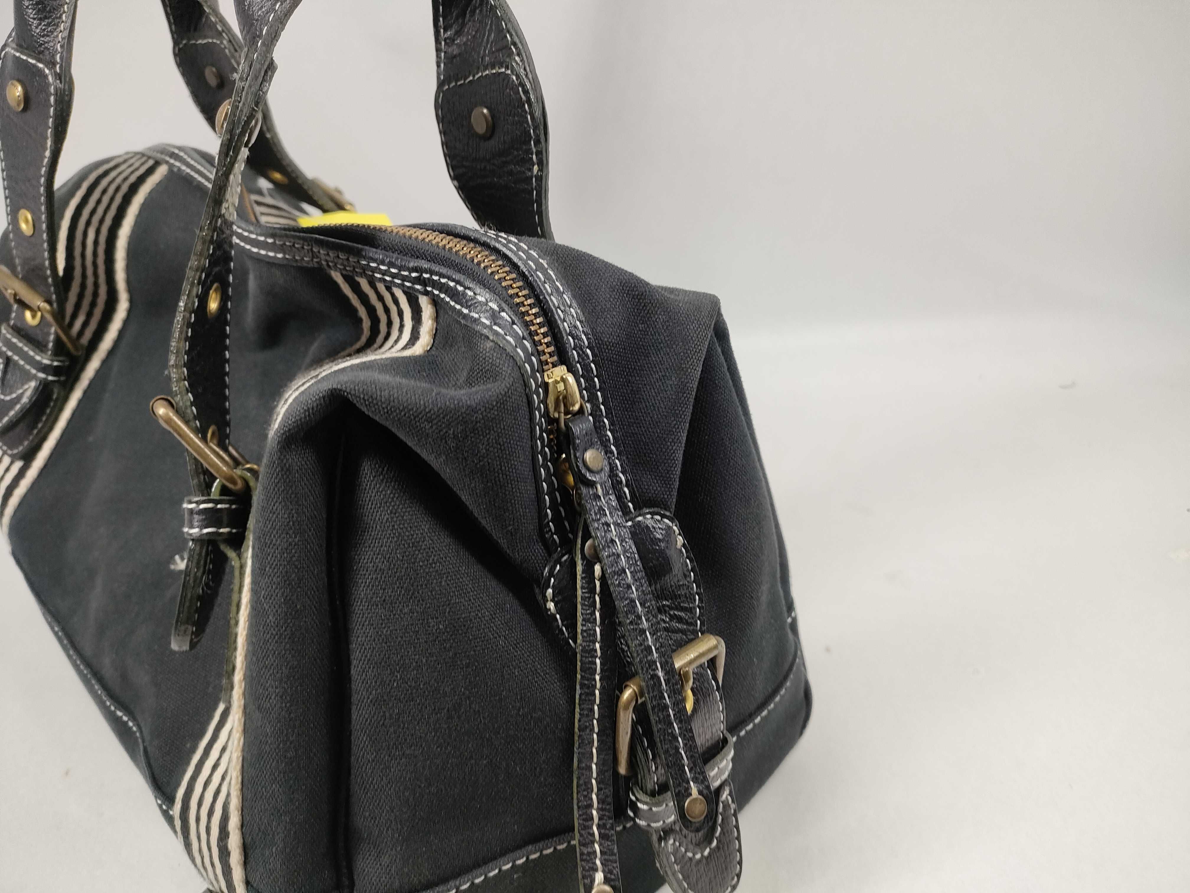 Blue Label Canvas Mini Boston Bag — view 5