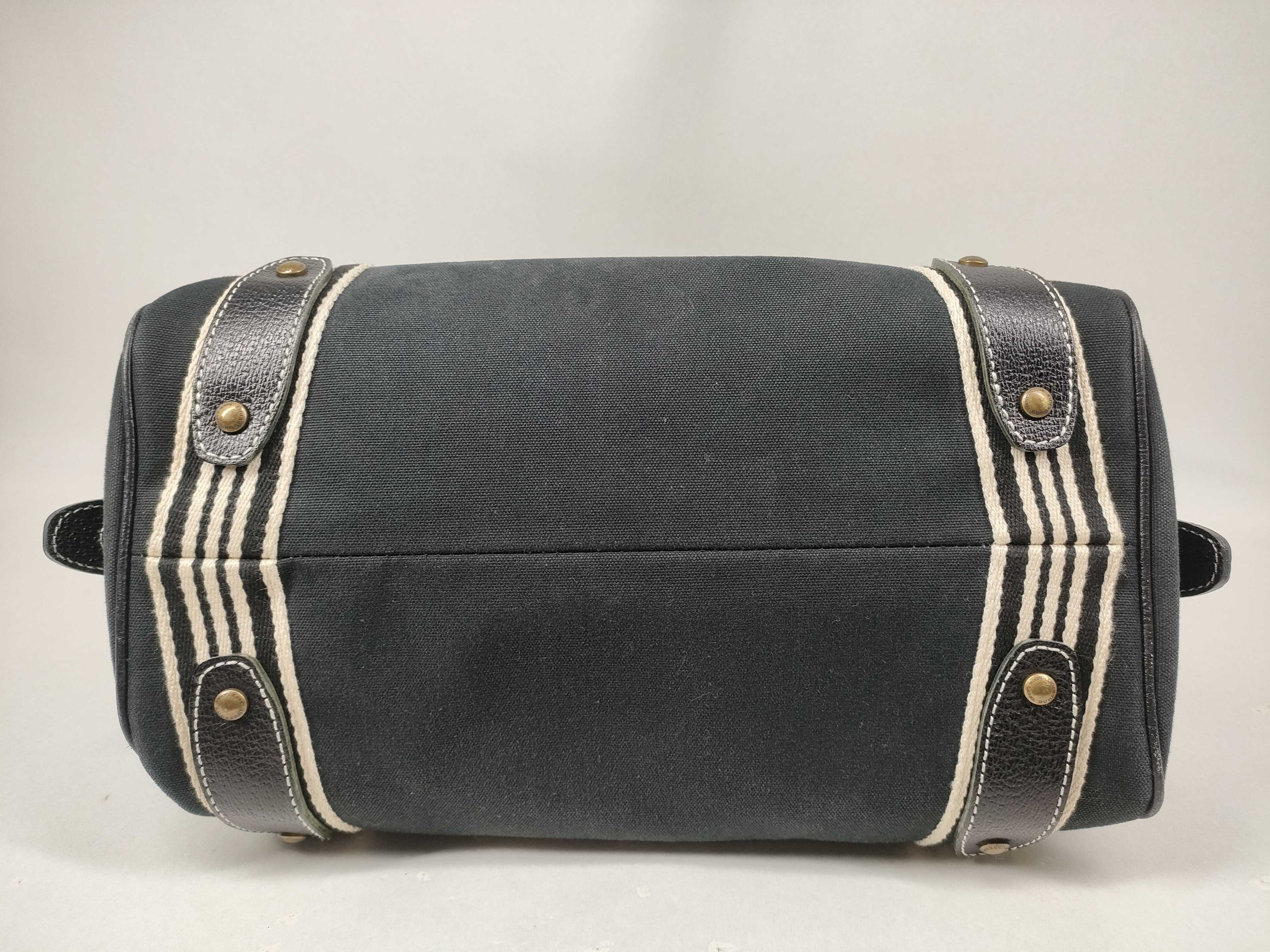 Blue Label Canvas Mini Boston Bag — view 9