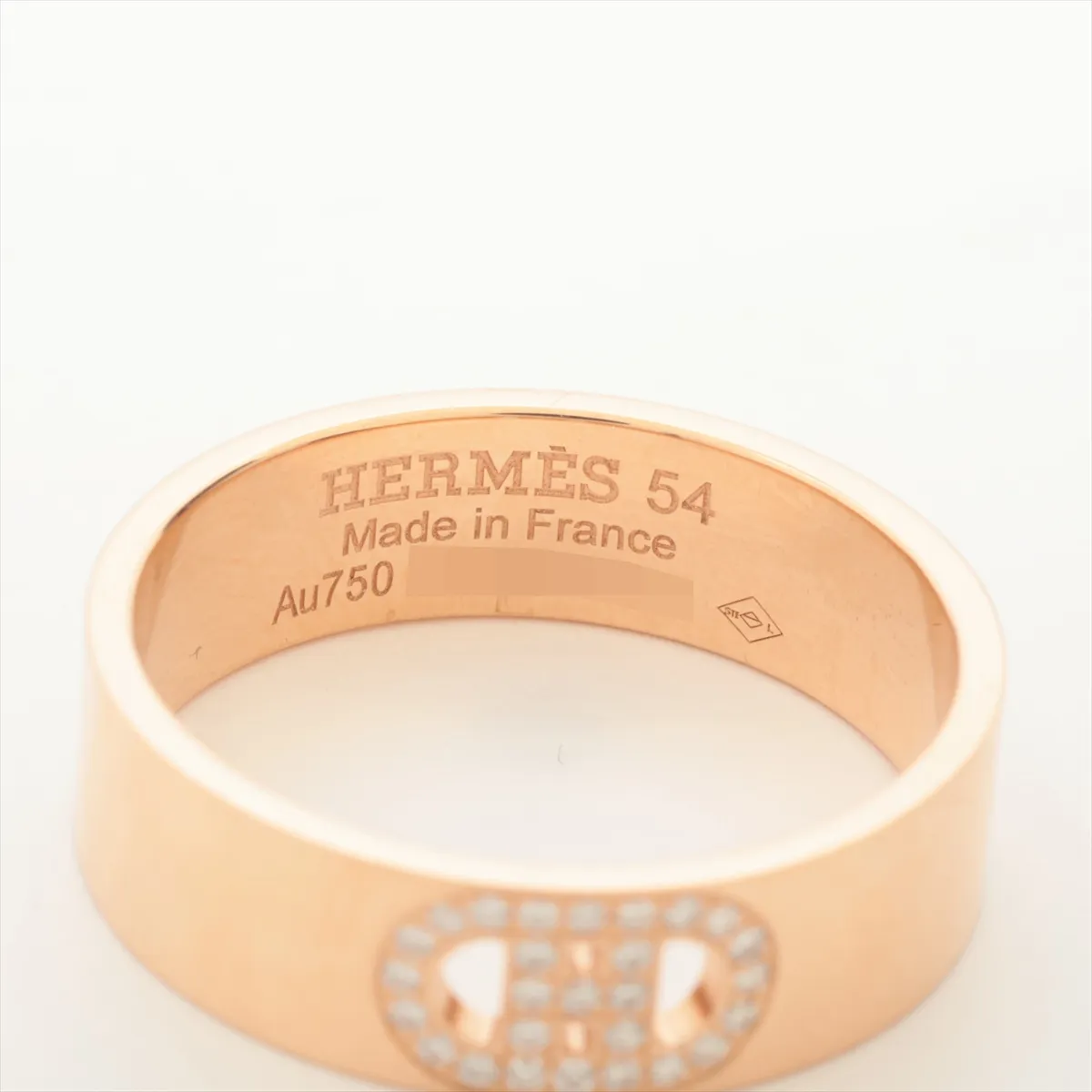 H d'Ancre Diamond Ring, 750 (PG), 5.0g, Size 54, Item No. 21A343671 — view 3