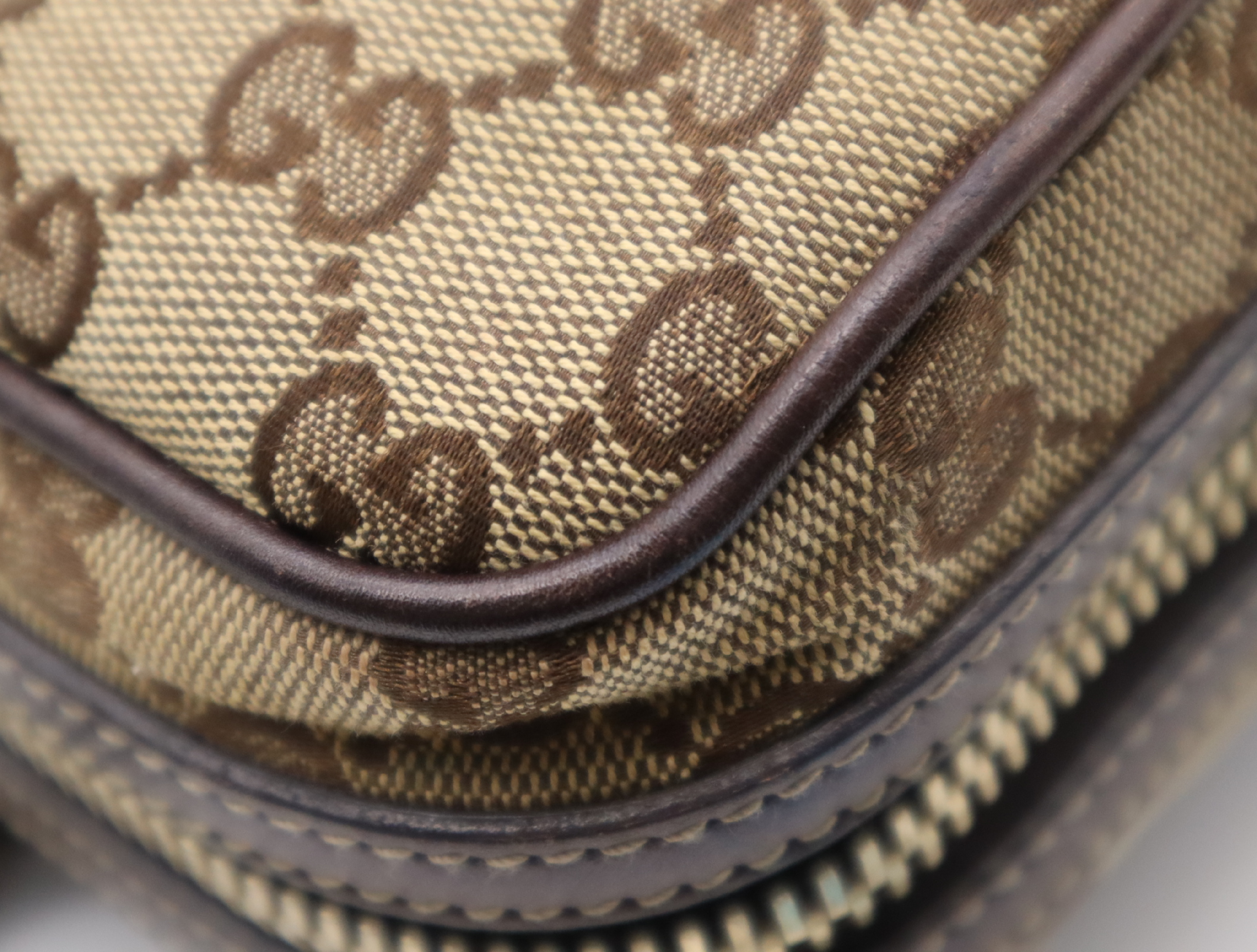 169971GG Canvas Handbag Beige Brown 204046 Handbag — view 11
