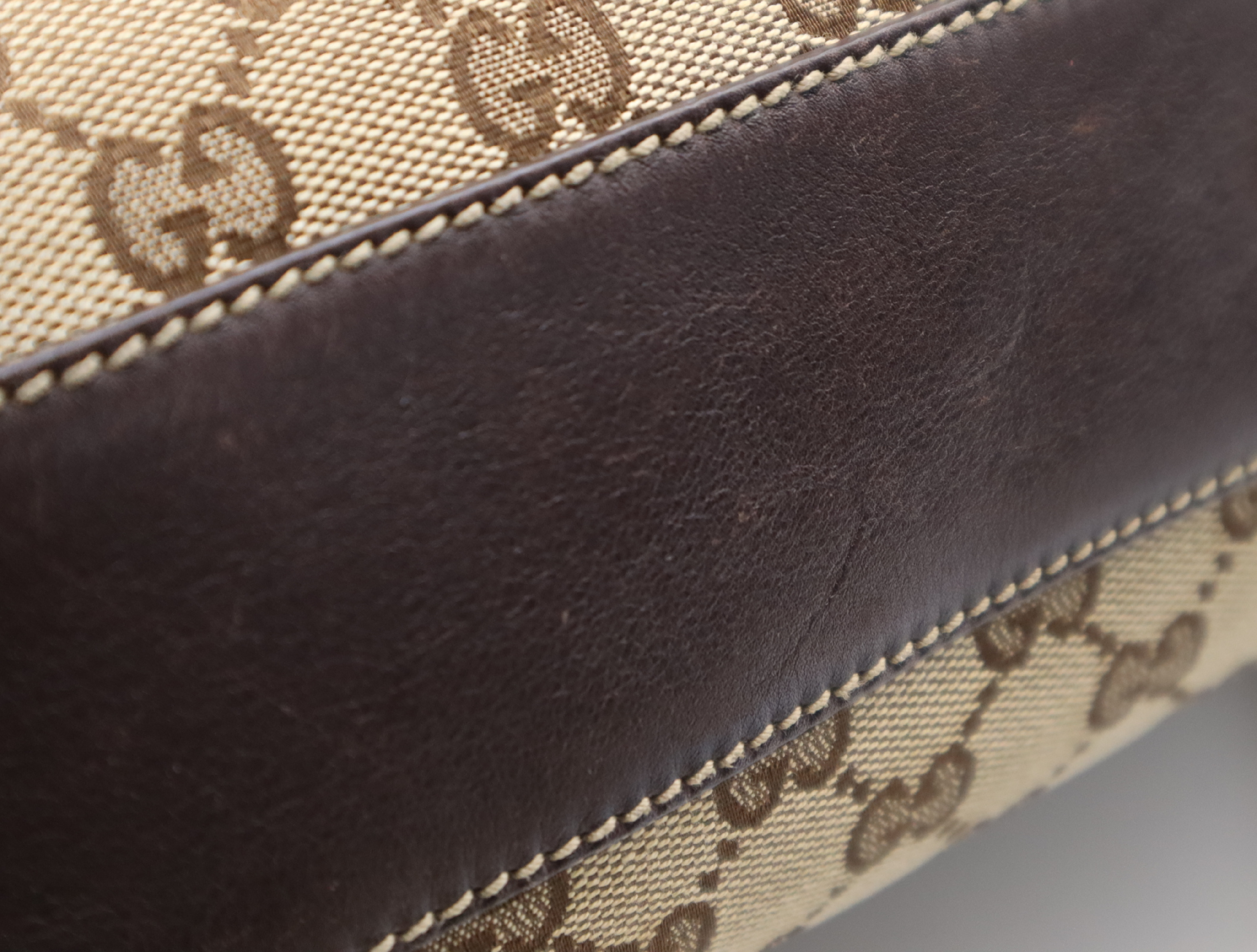 169971GG Canvas Handbag Beige Brown 204046 Handbag — view 15