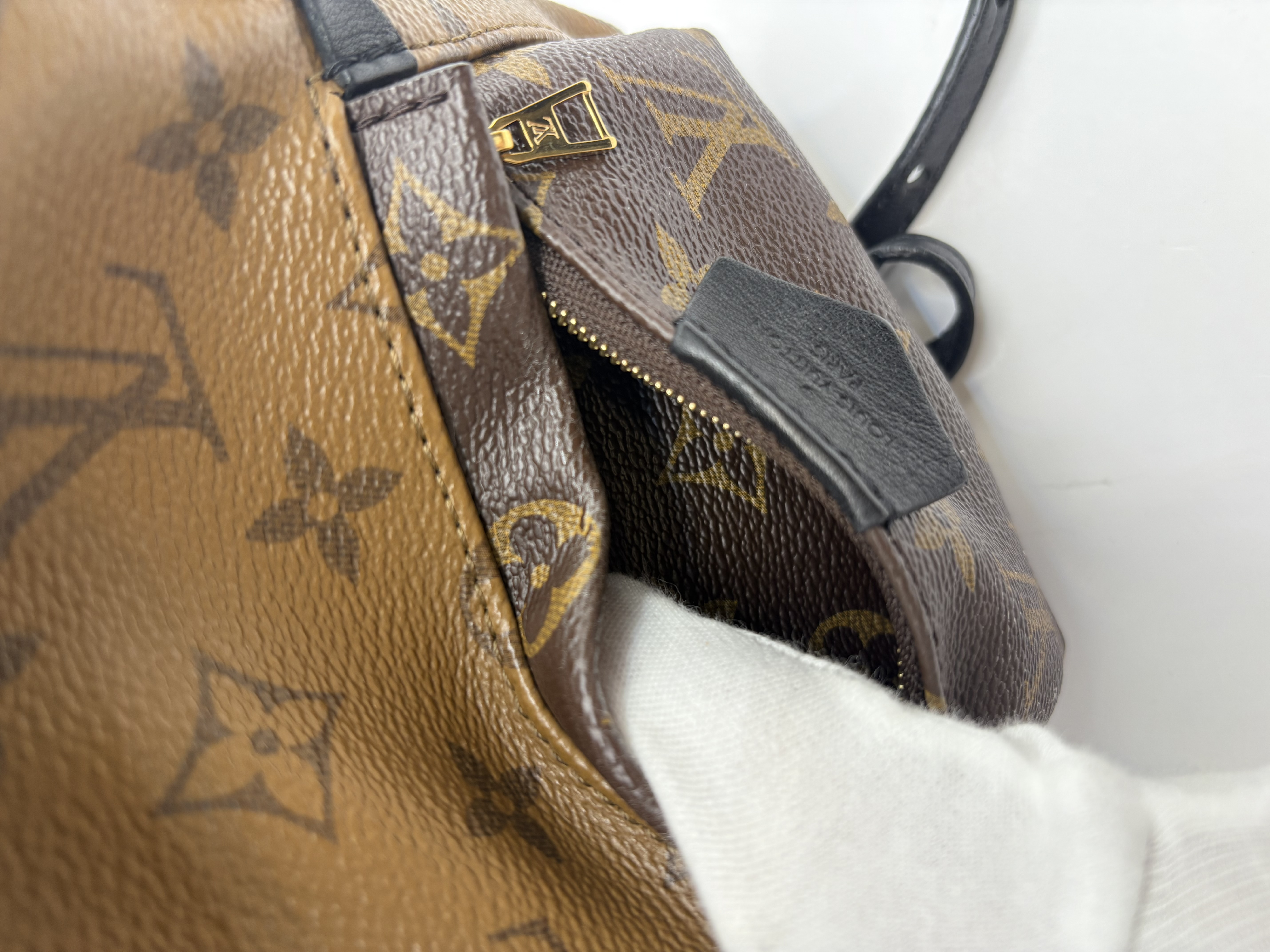 Monogram Reverse Palm Springs Backpack MINI M44872 Rucksack — view 11